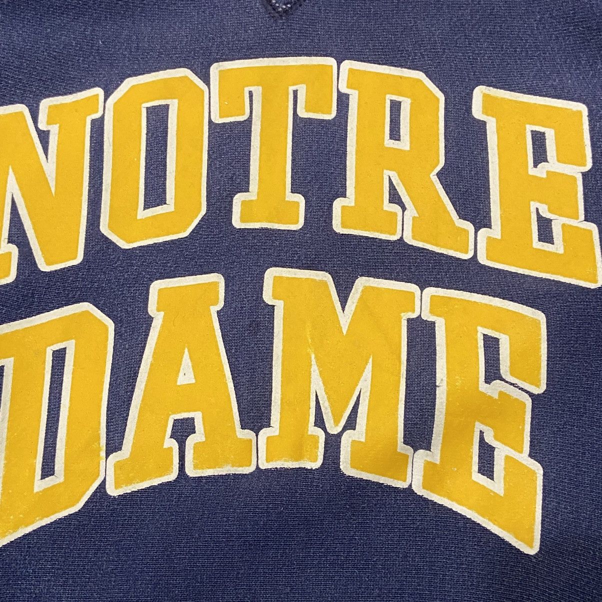 Vintage Vintage 90s Notre Dame Sweatshirt - BIKE Brand Reverse Weave Size US S / EU 44-46 / 1 - 8 Thumbnail