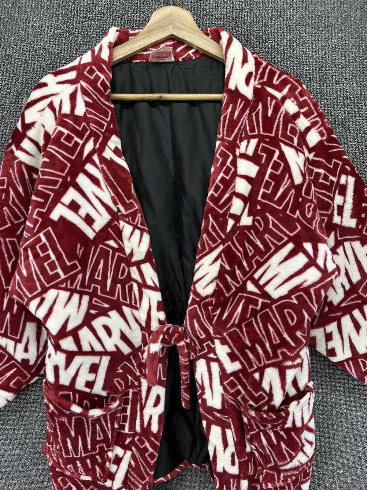 Japanese Brand Marvel Comics Spell Out Full Print Kimono Jacket Size US M / EU 48-50 / 2 - 5 Thumbnail