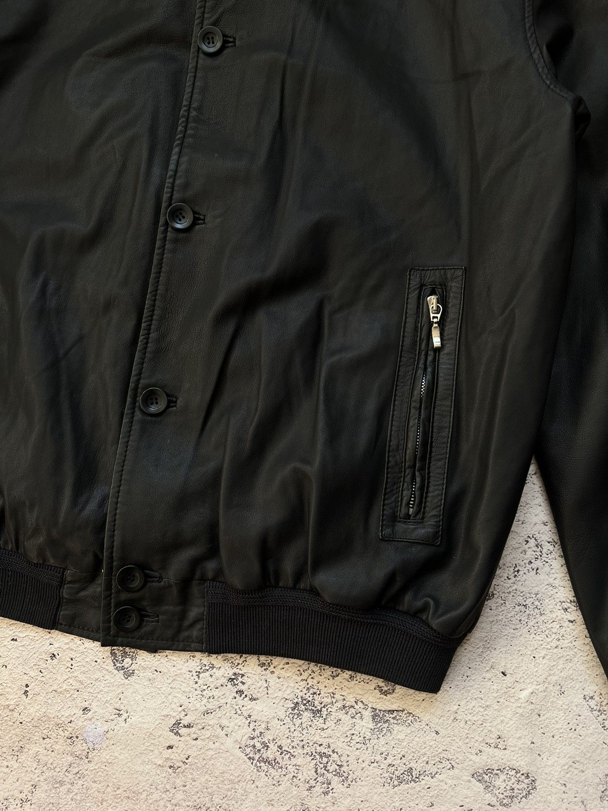 Other MABRUN Luxury Leather Bomber Jacket (MA-1 style) Size US L / EU 52-54 / 3 - 8 Thumbnail