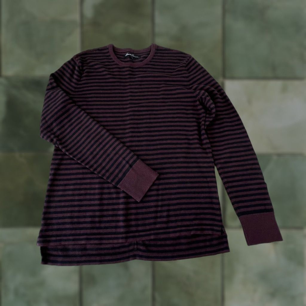 Kenneth Cole Kenneth Cole Women's Medium Multicolor Striped Pullover Sweater Cashmere Blend Crew Neck Long Sleeve Size M / US 6-8 / IT 42-44 - 1 Thumbnail