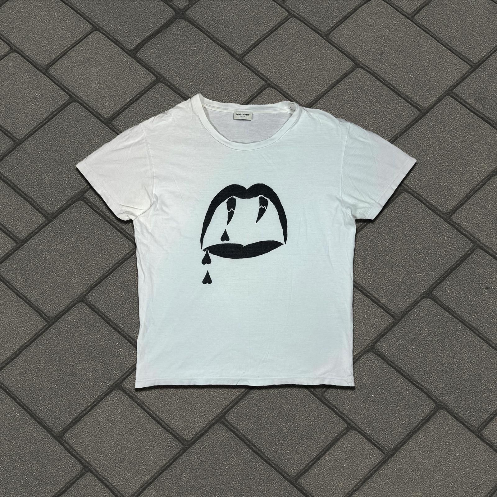 Saint Laurent Paris Saint Laurent Paris Blood Luster Tee SS15