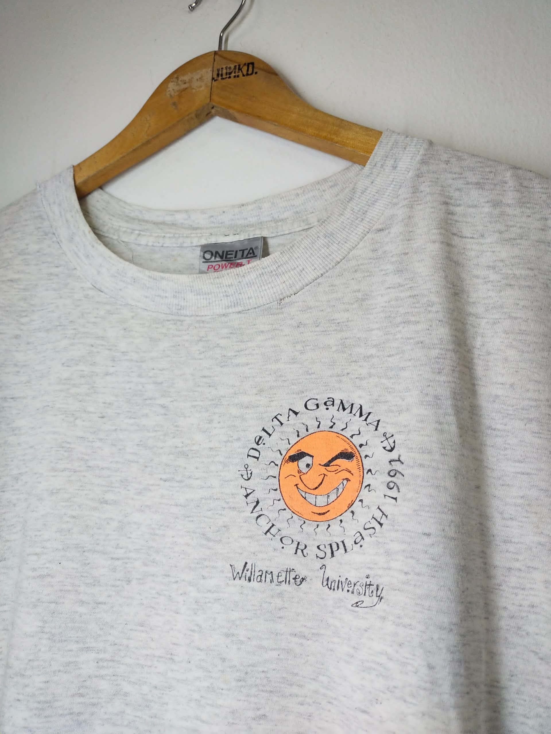 Vintage Vintage 1991 Anchor Splash Art promo single stich t shirt Size US XL / EU 56 / 4 - 4 Thumbnail