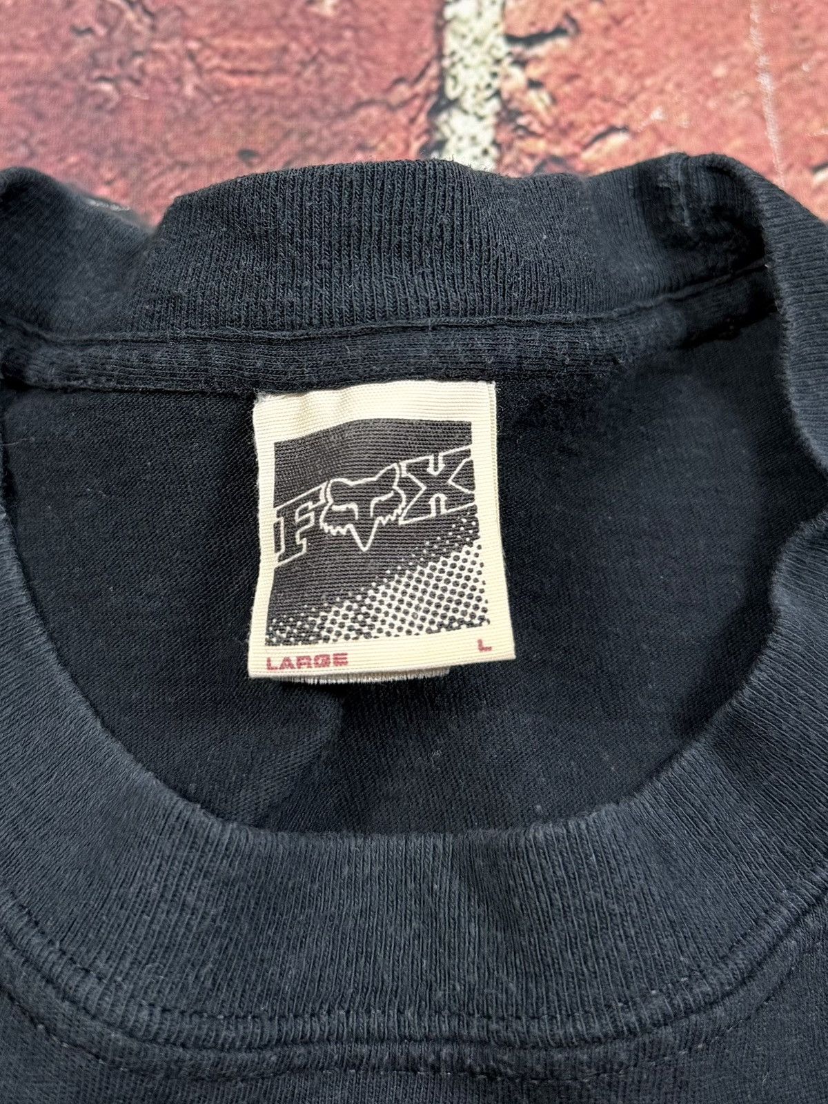 Fox Racing Vintage Y2K Fox Racing Motocross Long Sleeve T Shirt Velour Size US L / EU 52-54 / 3 - 8 Thumbnail