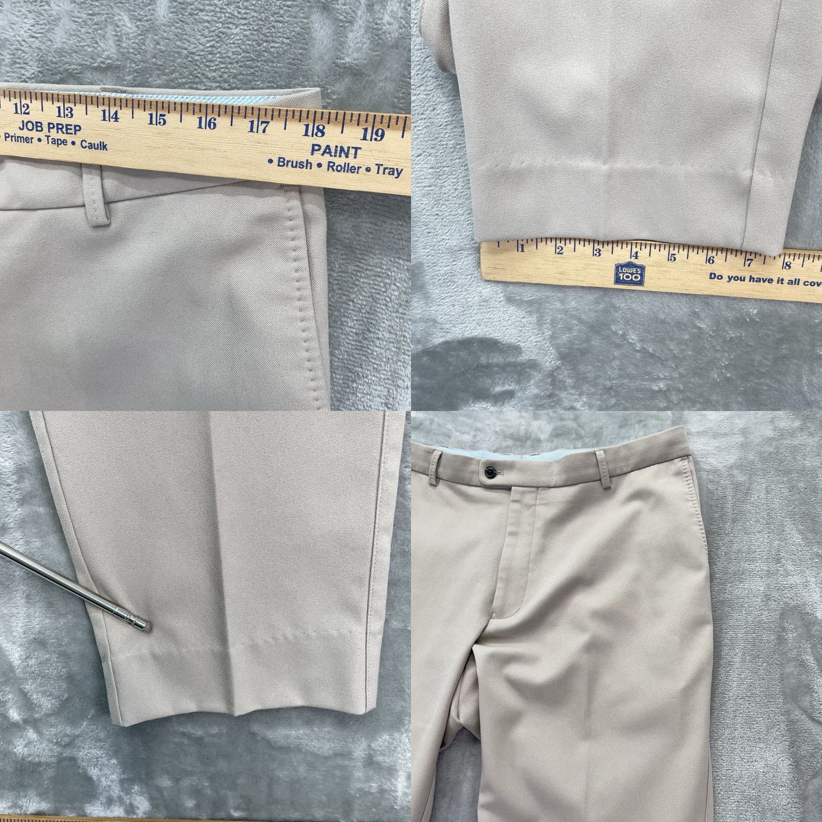 Peter Millar Peter Millar Pants Mens 34x30 Dress Pants Straight Button Zip Buckle Brown 34 Regular Size US 34 / EU 50 - 8 Thumbnail