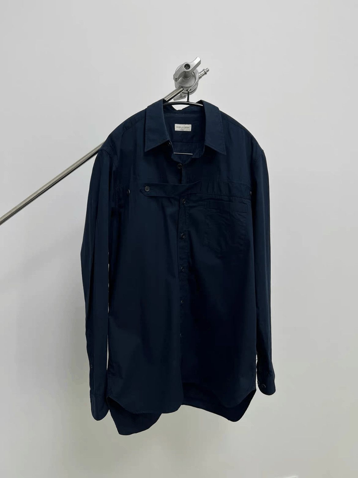 Dries Van Noten Dries Van Noten Sz 50 Dries Van Notwn Stripe Shirt Jacket- Size US M / EU 48-50 / 2 - 2 Thumbnail
