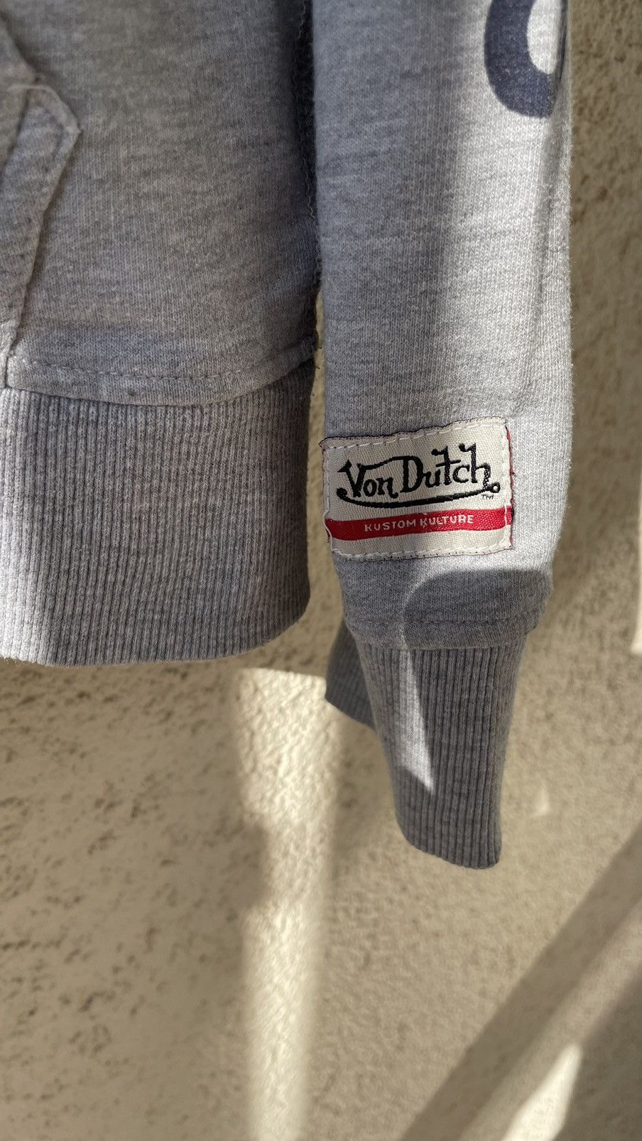 Von Dutch Y2K Hype Von Dutch Big Logo On Sleeve Full Zip Hoodie Size US S / EU 44-46 / 1 - 5 Thumbnail