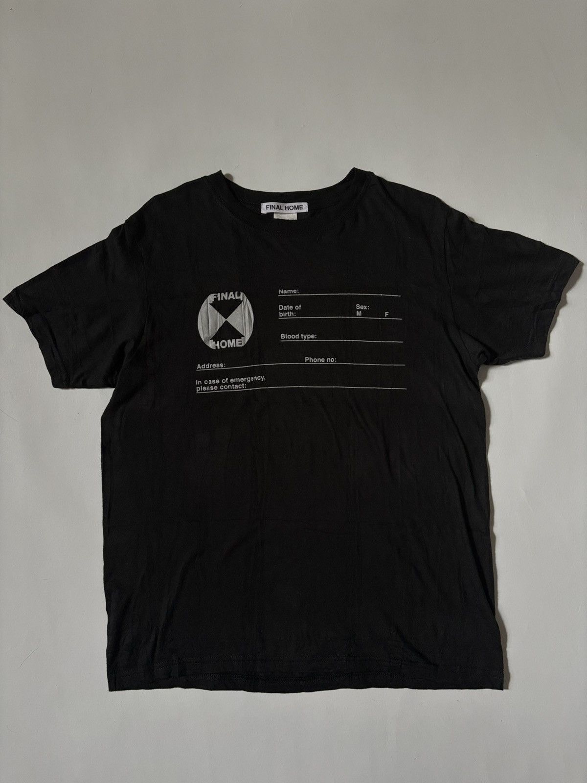 Final Home Final Home Black Survival Tee Size US S / EU 44-46 / 1 - 1 Thumbnail