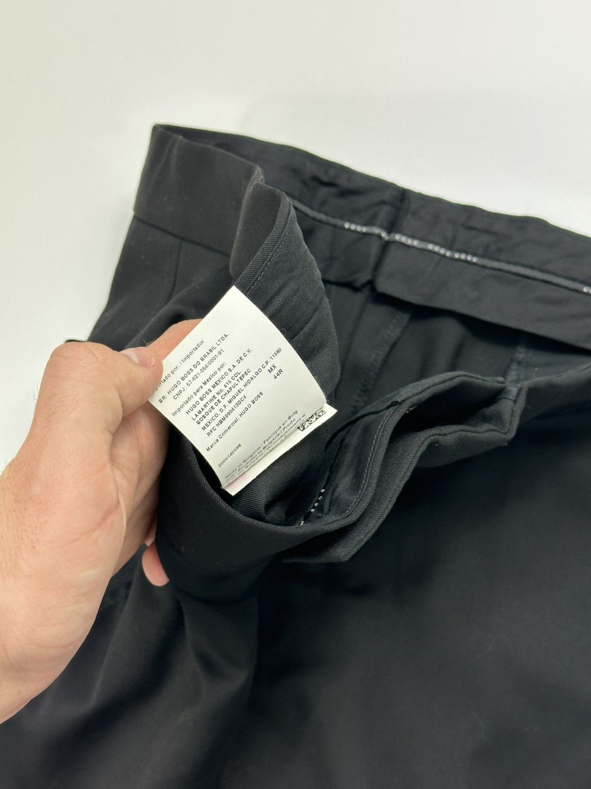 Hugo Boss Hugo Boss Formal Silk Pants 44R Size Black Size 44R - 9 Thumbnail