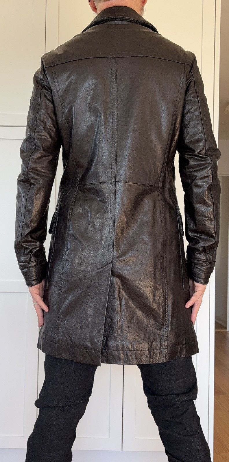 Ralph Lauren ARI SOHO BNWT Leather Coat Size US S / EU 44-46 / 1 - 3 Thumbnail