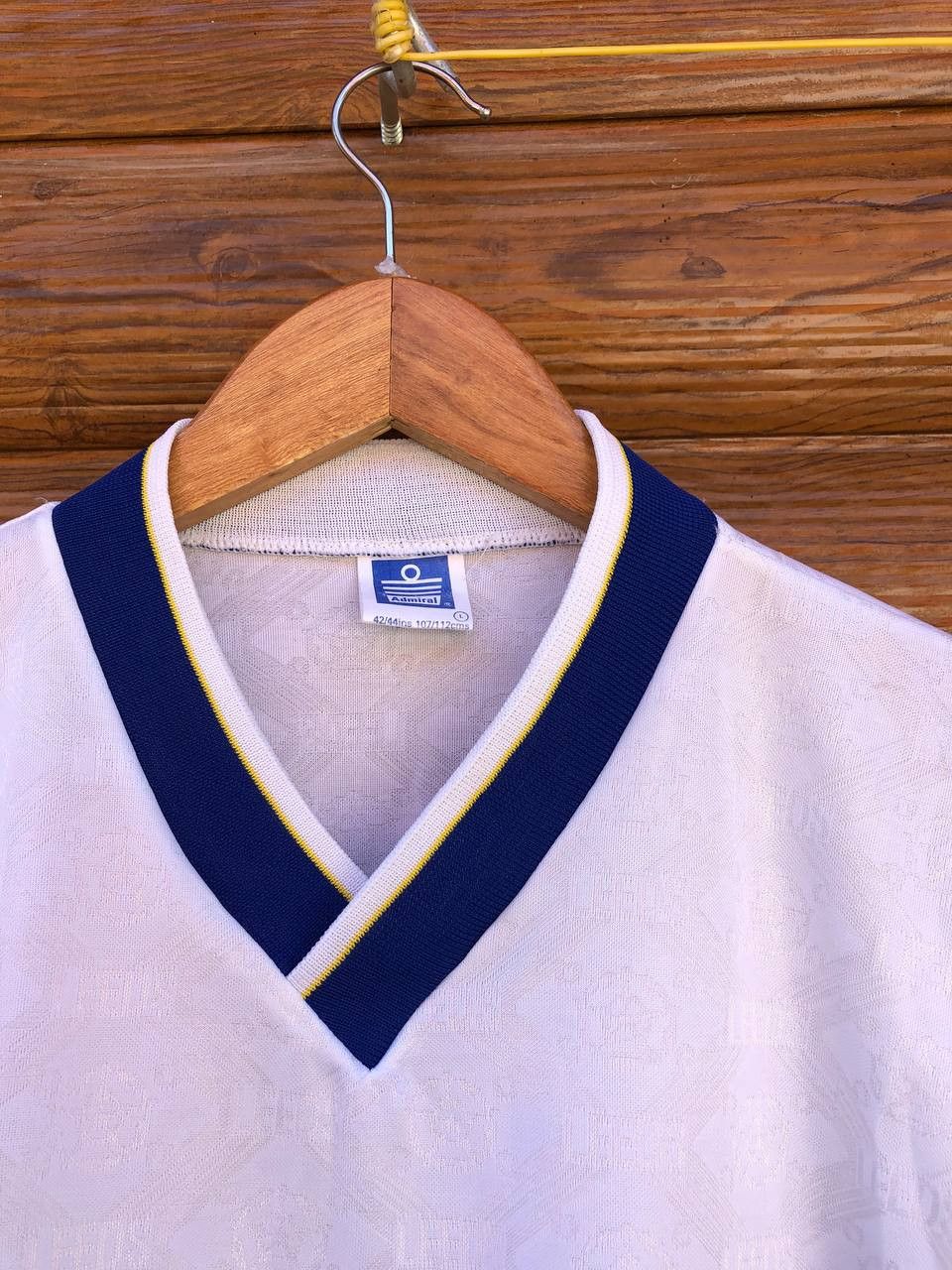 Vintage LEEDS UNITED ADMIRAL VINTAGE FOOTBALL JERSEY SHIRT Size US L / EU 52-54 / 3 - 5 Thumbnail