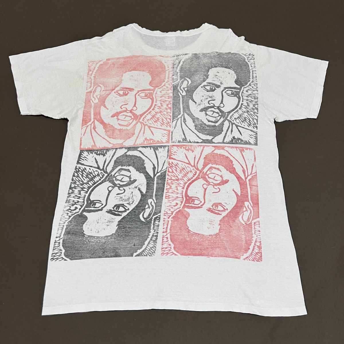 Rap Tees × Vintage Vintage 90s Steve Biko Black History Art Tee Faded activist Size US L / EU 52-54 / 3 - 11 Thumbnail