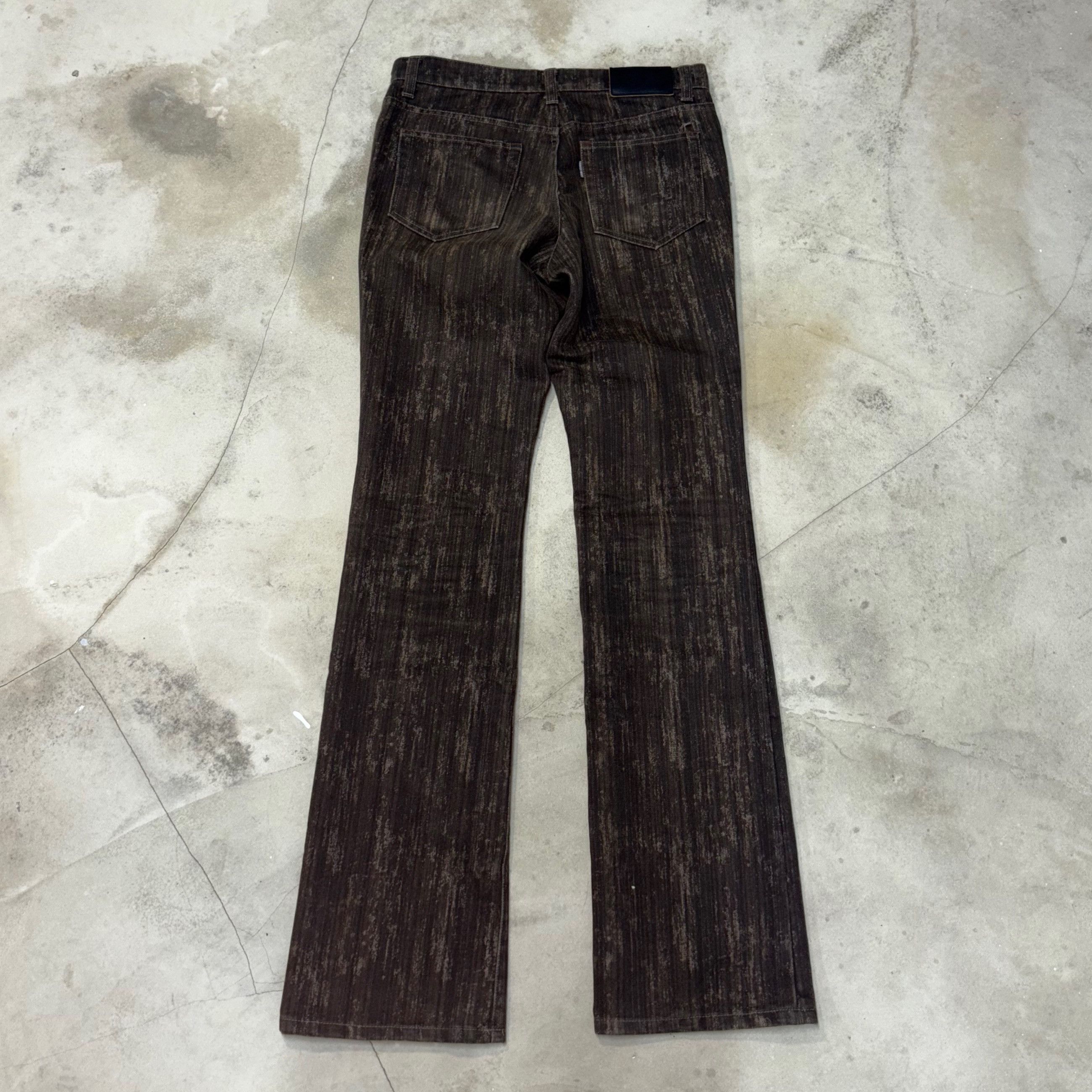 Tornado Mart [L] 00‘s Tornado Mart Coated Flare Denim Size US 30 / EU 46 - 2 Thumbnail