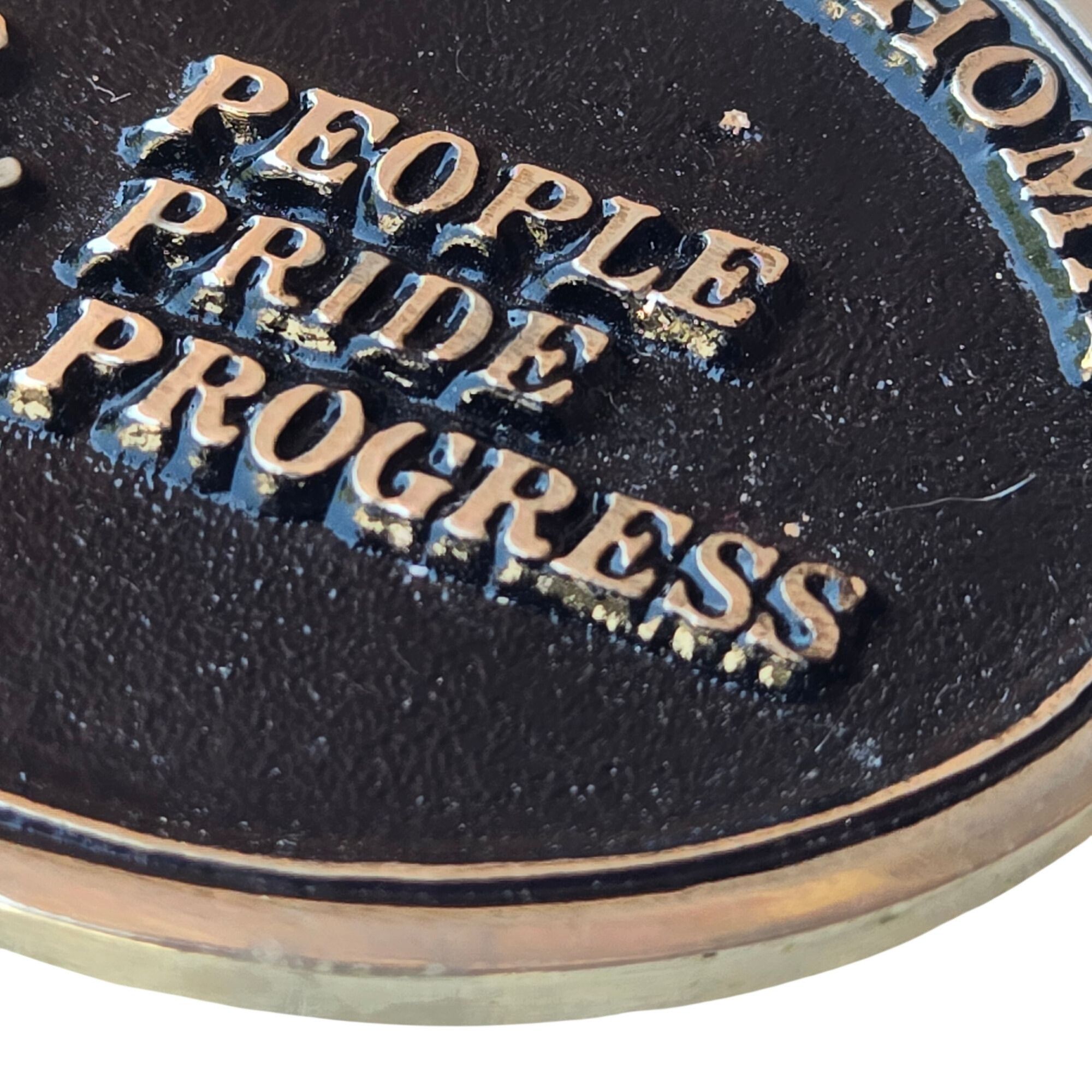 Other Ponca City Oklahoma Belt Buckle Pioneer Woman Ok Landmark Vi Size ONE SIZE - 6 Thumbnail