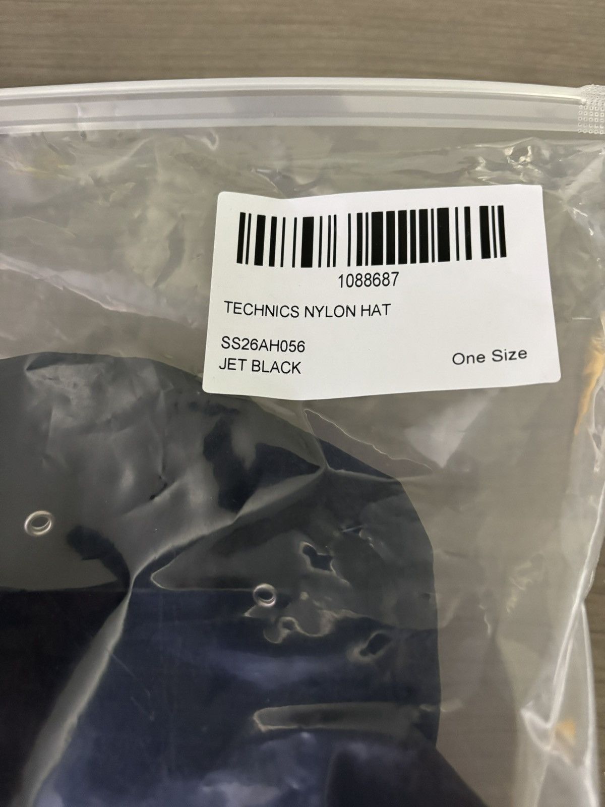 Aime Leon Dore IN HAND Aime Leon Dore Technics Nylon Hat Black BNWT Size ONE SIZE - 5 Thumbnail