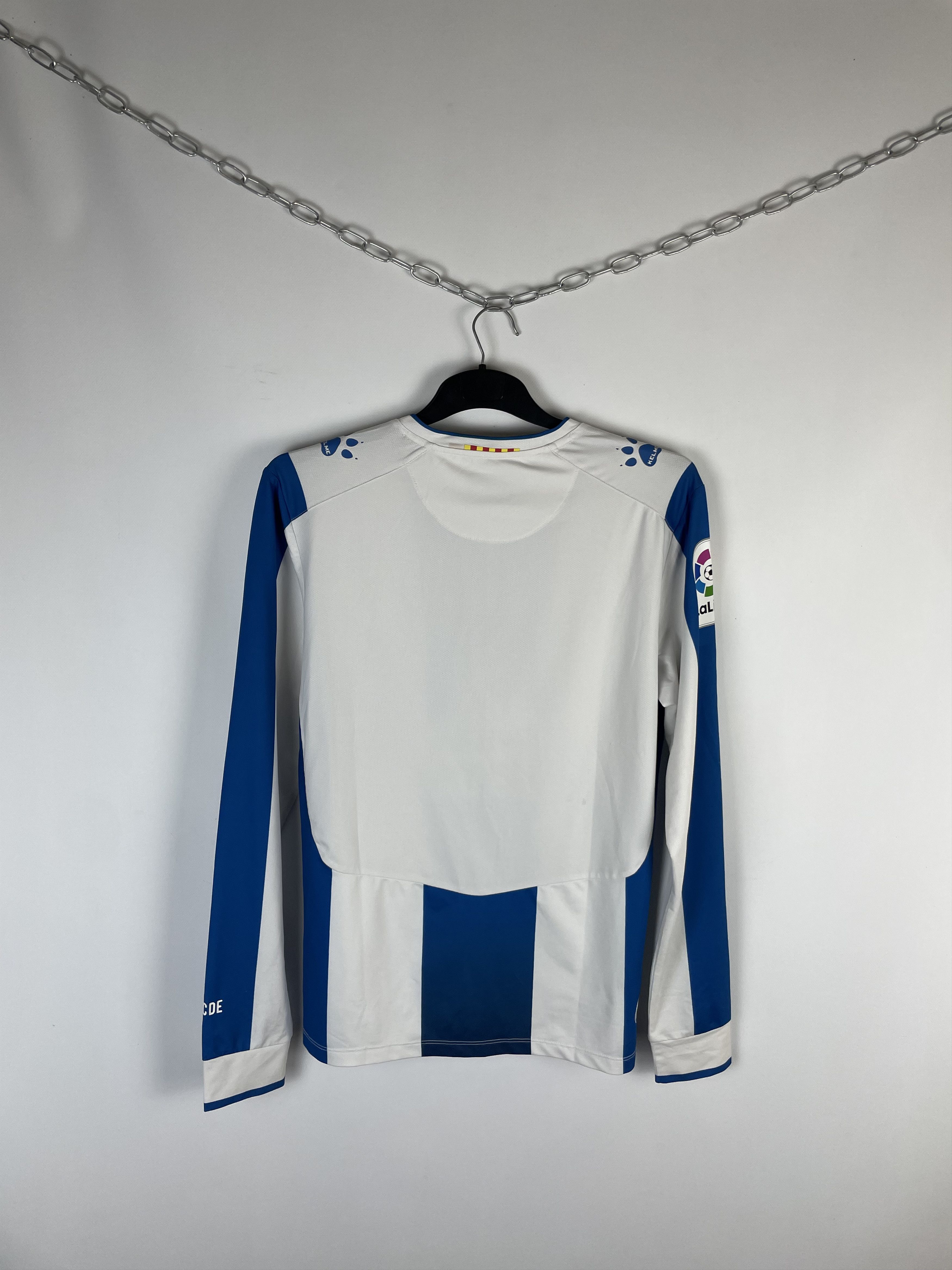 Vintage Kelme Espanyol Jersey Long Sleeve Home Size US L / EU 52-54 / 3 - 11 Thumbnail
