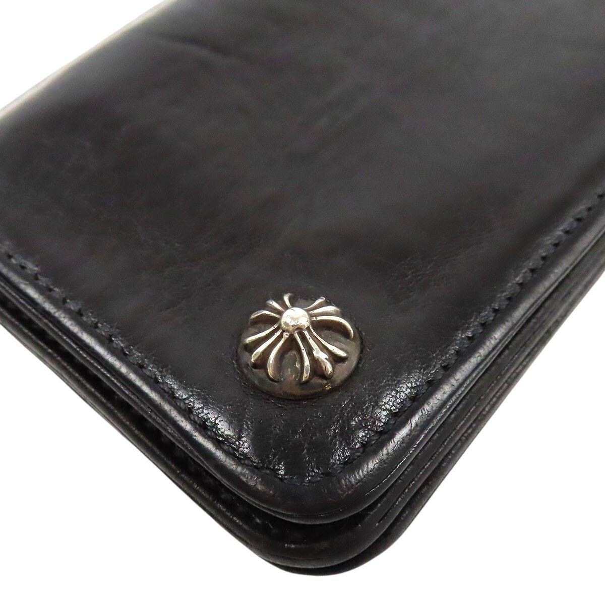 Chrome Hearts Chrome Hearts Zip Cross Button Wallet Black Size ONE SIZE - 4 Thumbnail