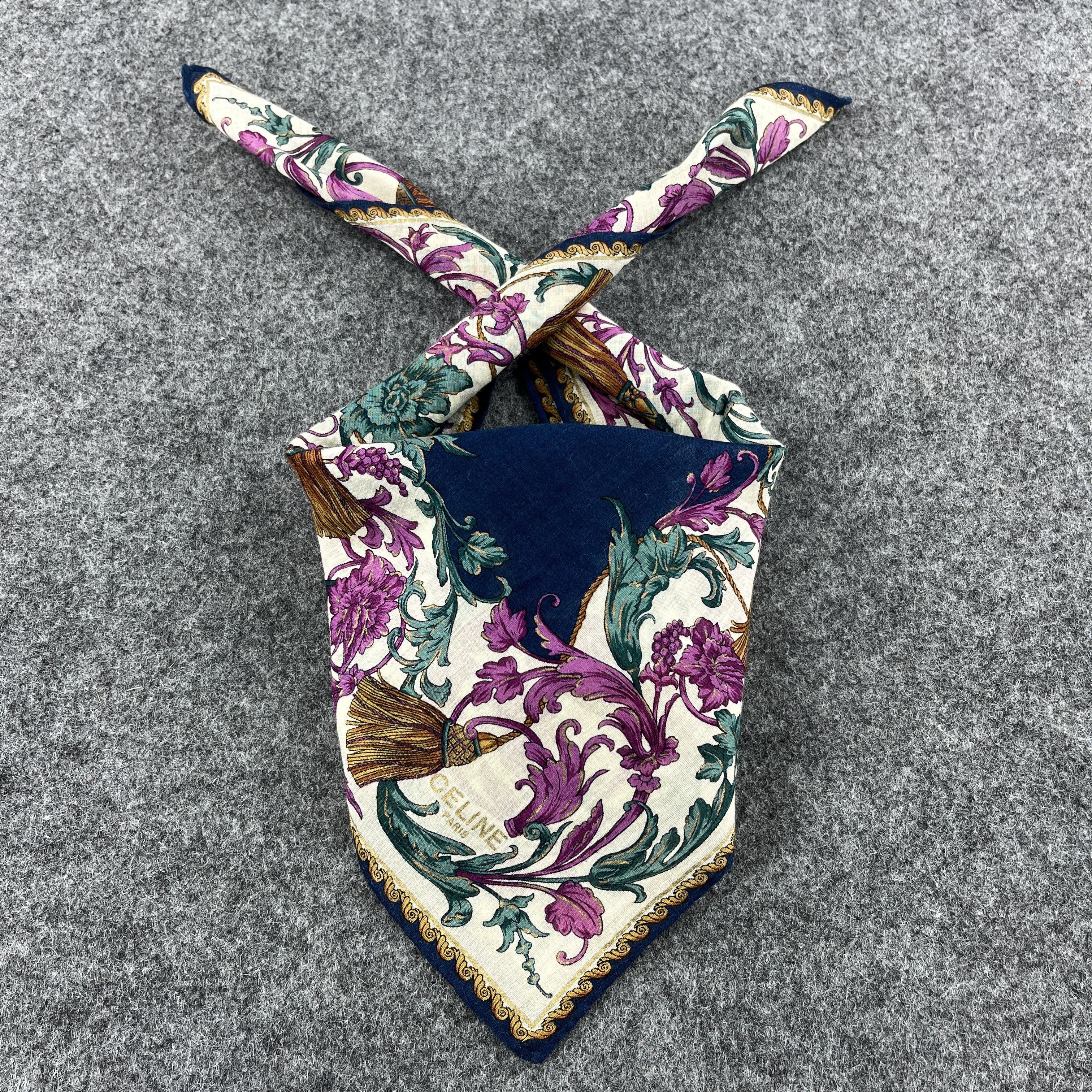 Celine Celine Handkerchief / Bandana / Neckerchief B410 Size ONE SIZE - 4 Thumbnail