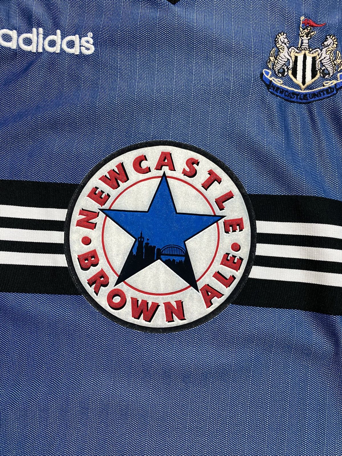 Adidas Adidas Newcastle United 1996/97 vintage football away shirt Size US XL / EU 56 / 4 - 4 Thumbnail