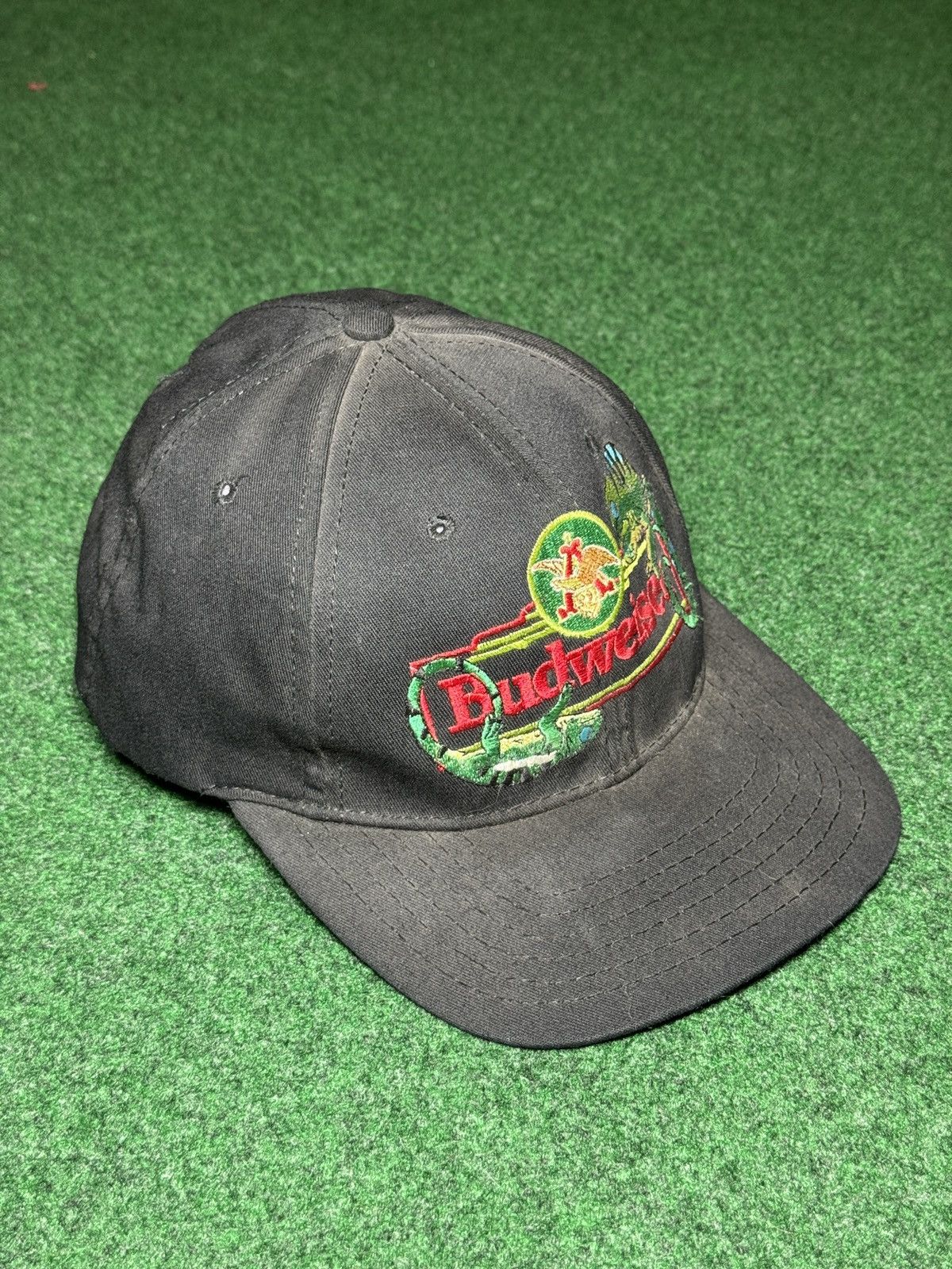 Budweiser Vintage 90s Budweiser Lizards Beer Promo Snapback Cap Hat Size ONE SIZE - 3 Thumbnail