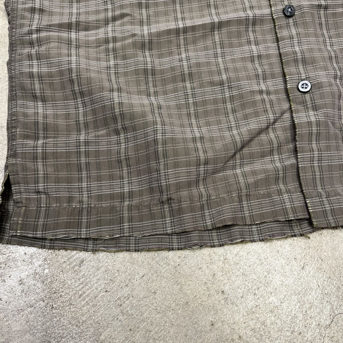 Vintage Vintage Plaid Short Sleeve Button Shirt Small Distressed Size US S / EU 44-46 / 1 - 3 Thumbnail