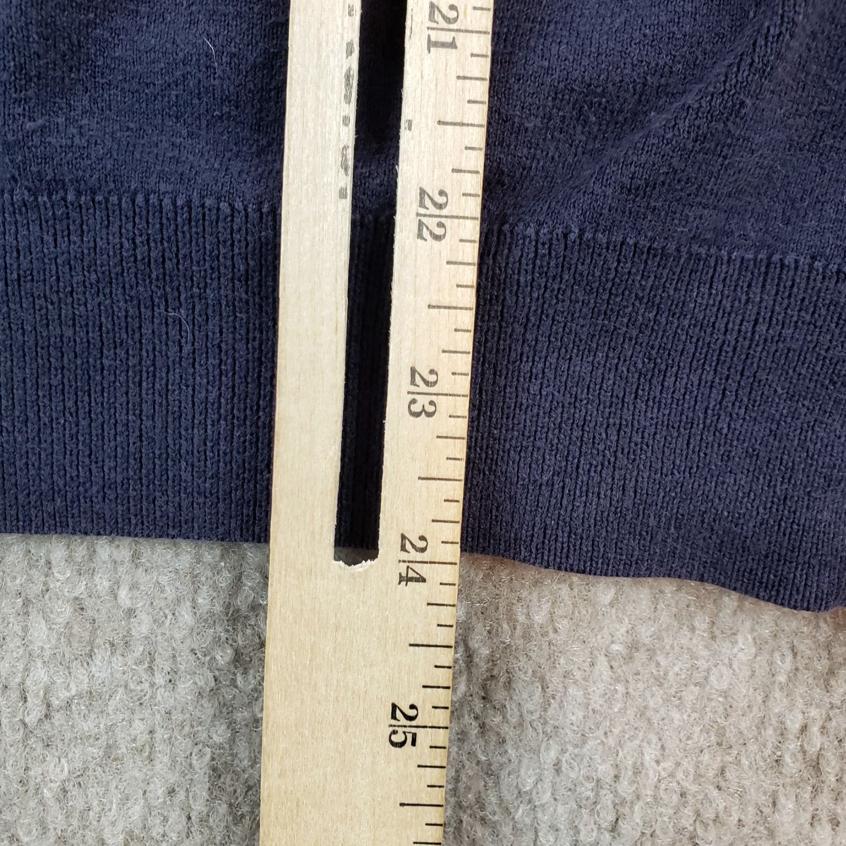 Polo Ralph Lauren Ralph Lauren Mens Large Blue V Neck Pullover Sweater Long Sleeve Casual Y2K Size US L / EU 52-54 / 3 - 3 Thumbnail