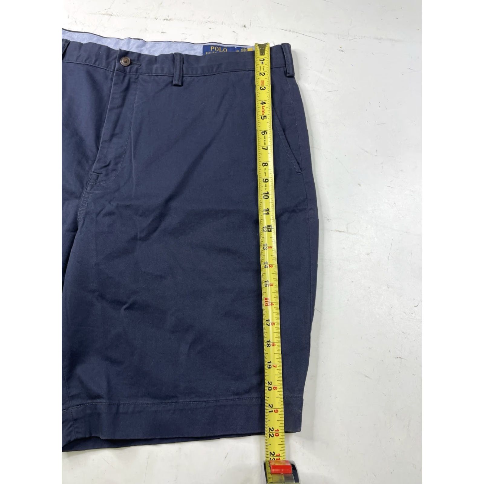 Polo Ralph Lauren Polo Ralph Lauren Shorts Chino 40 Regular Classic Fit Navy Blue Stretch Men NWT Casual Shorts Size US L / EU 52-54 / 3 - 2 Thumbnail