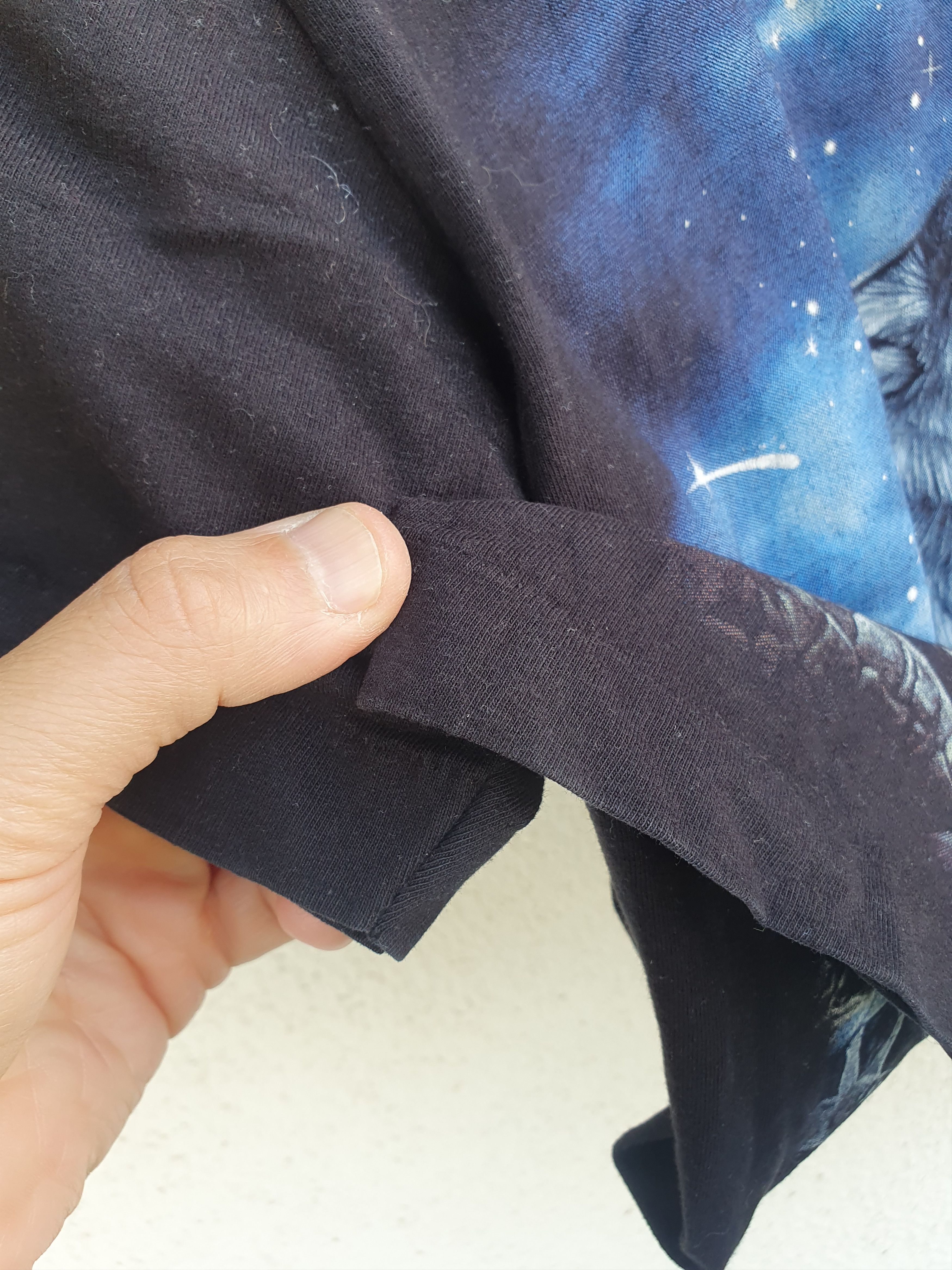 Vintage Howling Wolf Rock Eagle Vtg Single Stitch Double Sided tee S Size S / US 4 / IT 40 - 4 Thumbnail