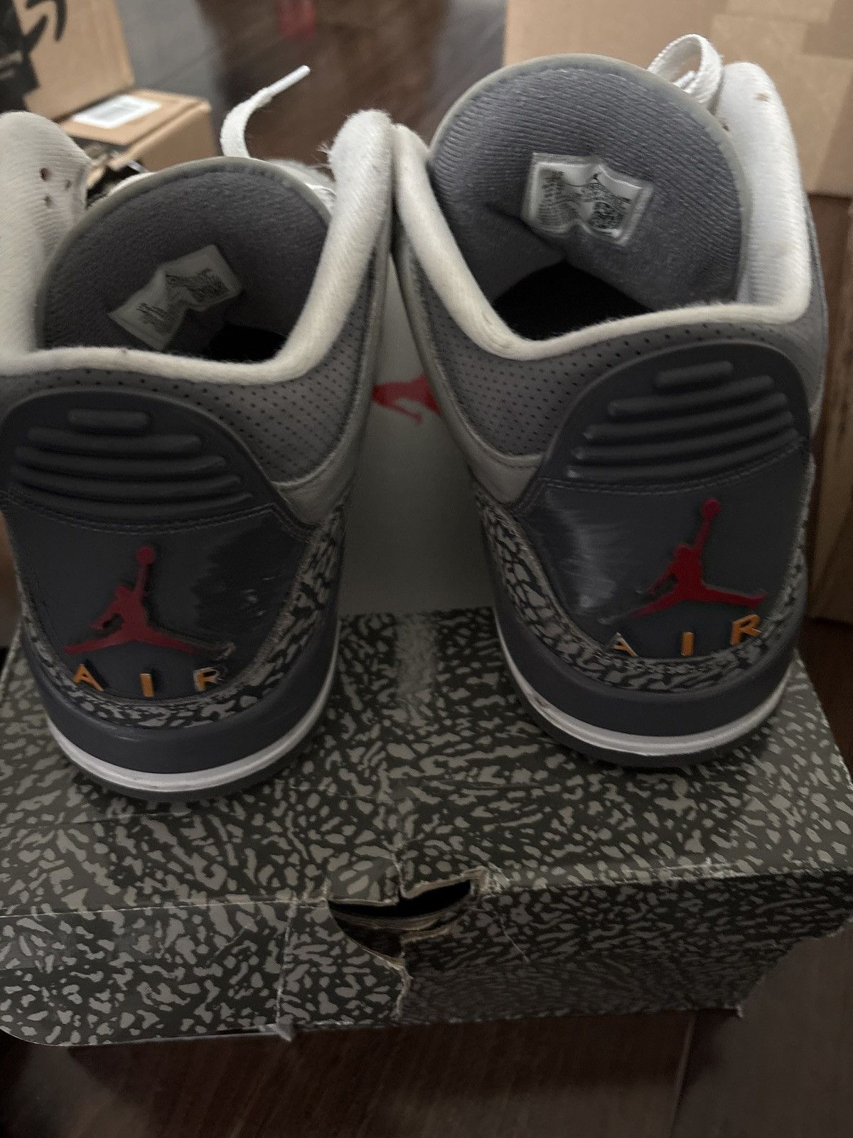 Jordan Brand Jordan Retro 3 Cool Grey Size US 12 / EU 45 - 4 Thumbnail