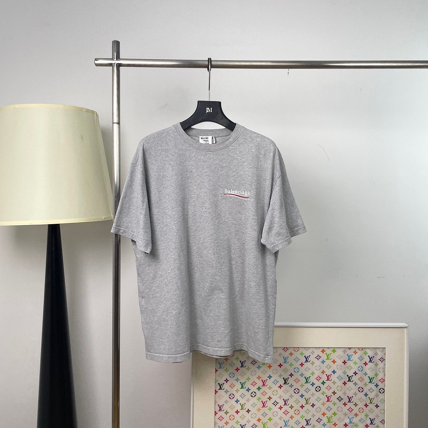 Balenciaga Balenciaga Wave Logo T-Shirt Size M Size US M / EU 48-50 / 2 - 1 Thumbnail