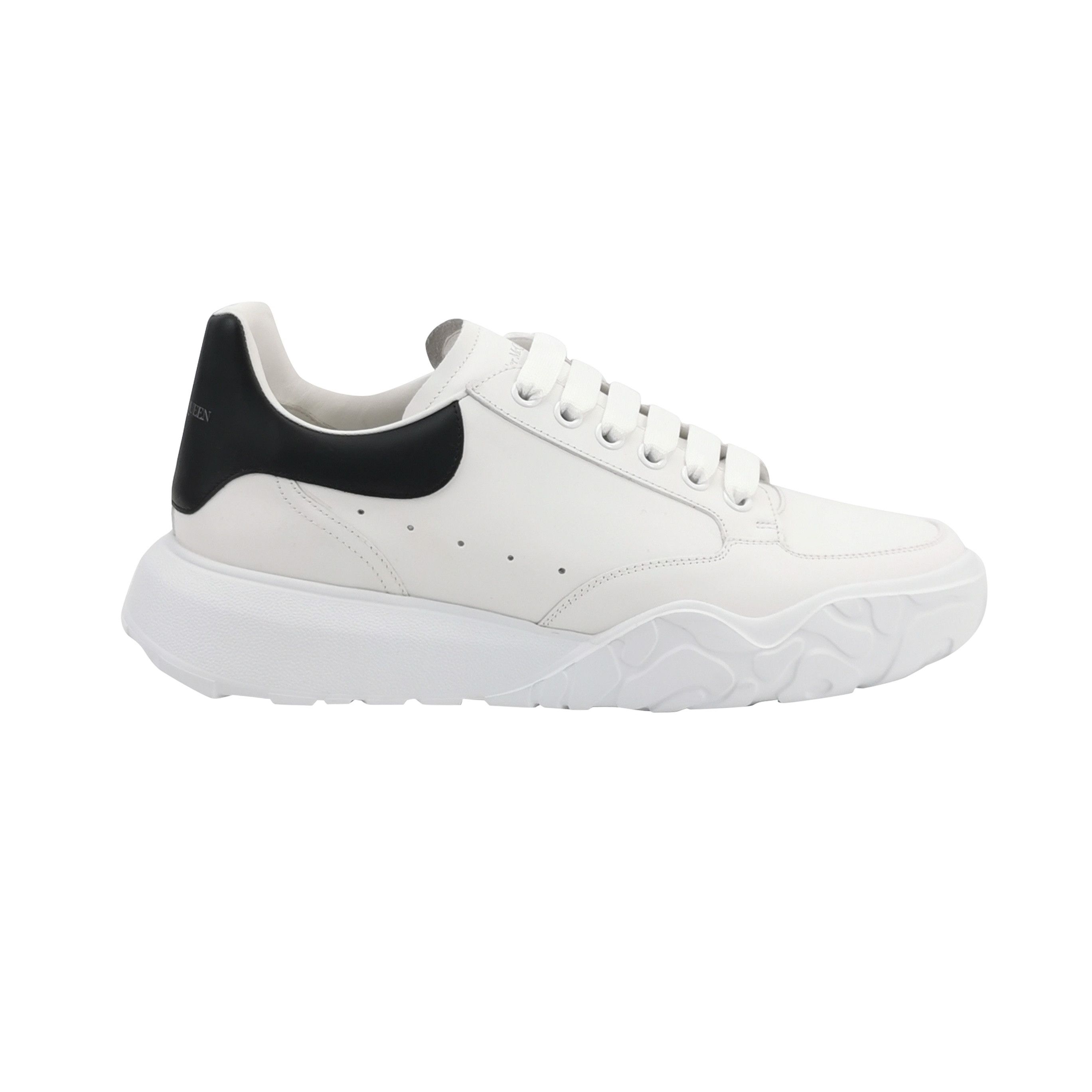 Alexander McQueen Alexander McQueen Leather Court Sneakers 44.5 Size US 11 / EU 44 - 1 Thumbnail