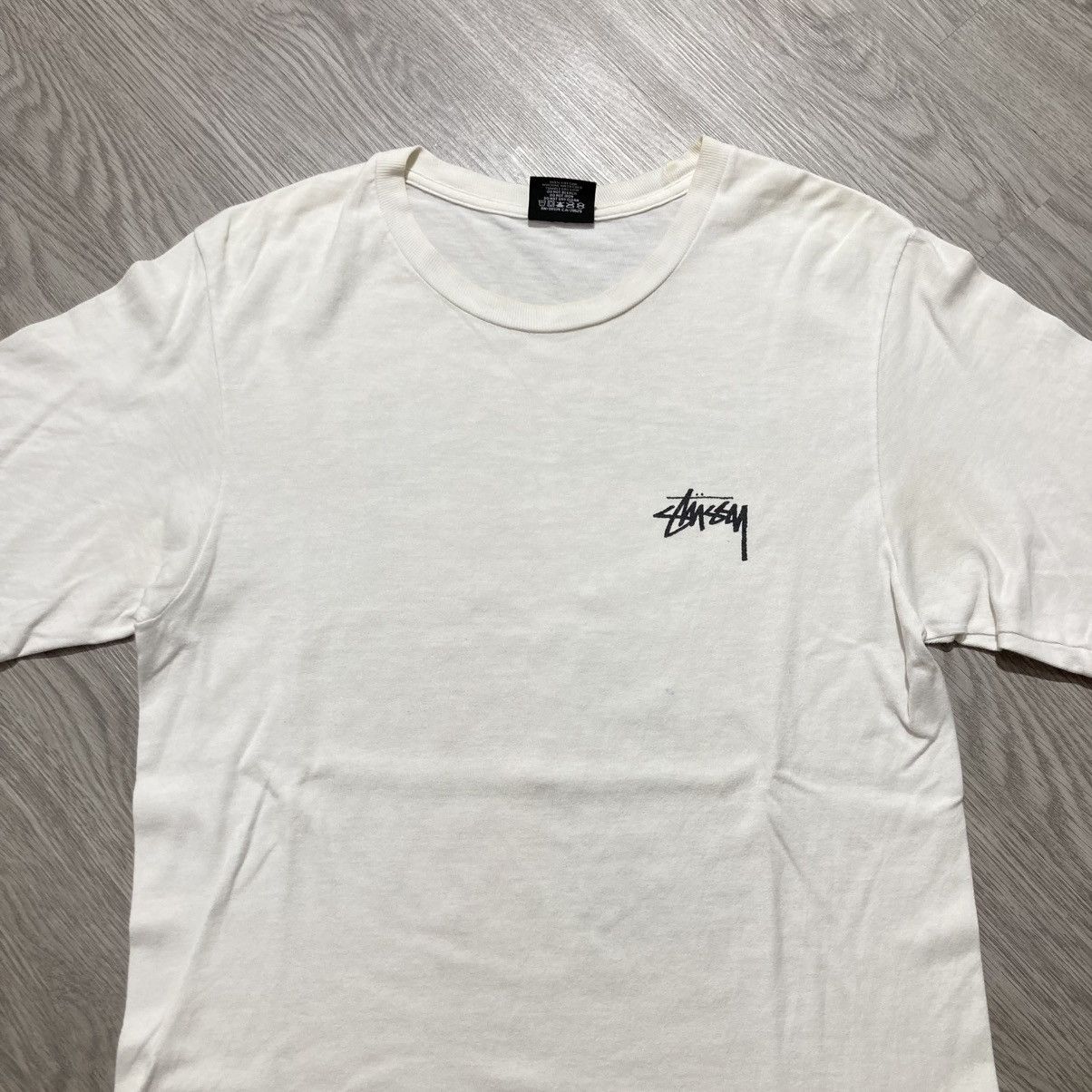 Stussy Stussy Surfman Beach Logo T-shirt White Size US S / EU 44-46 / 1 - 7 Thumbnail