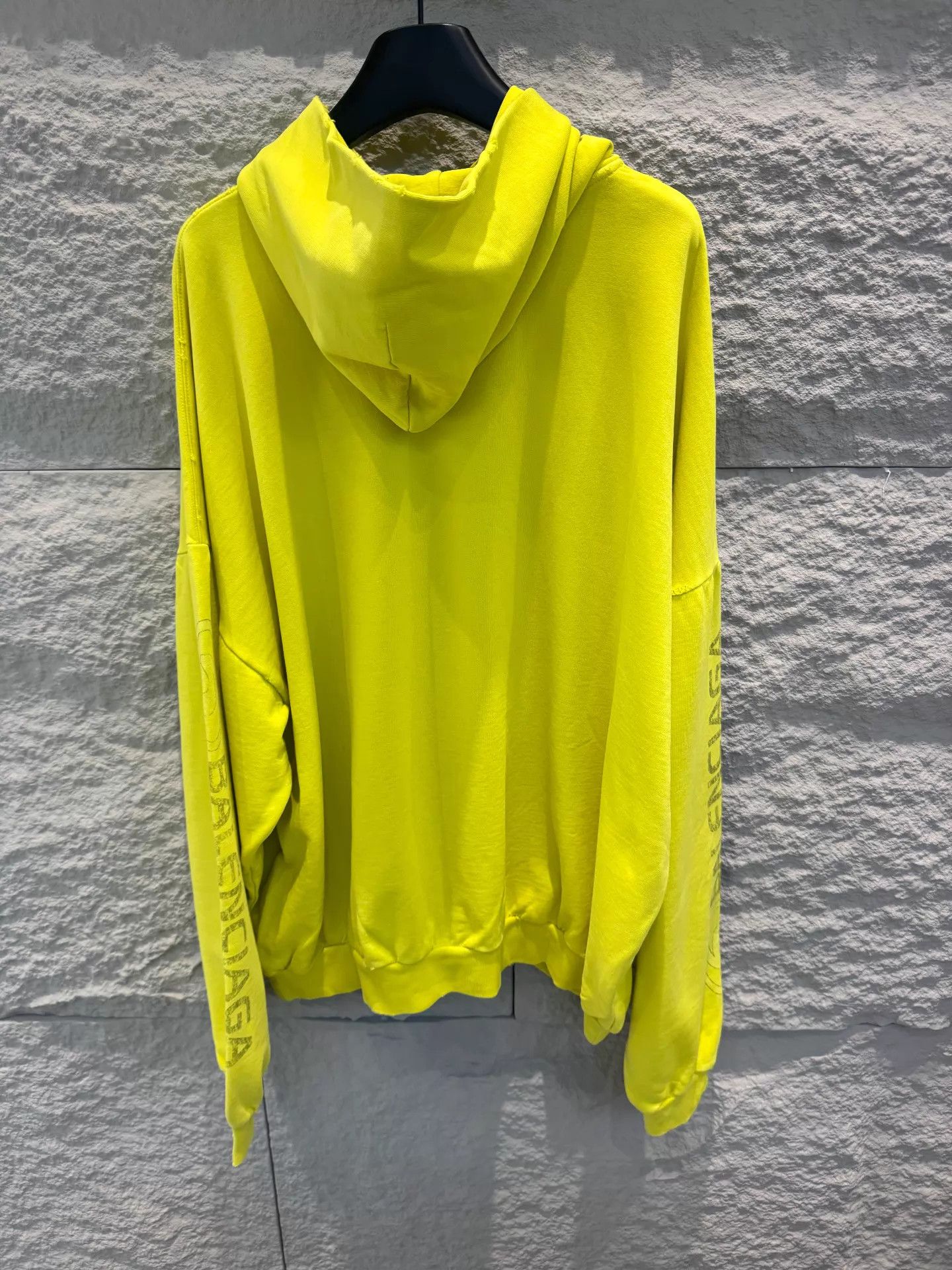 Balenciaga BALENCIAGA 24SS Neon Yellow Oversized Hoodie Unisex 2 Size US M / EU 48-50 / 2 - 3 Thumbnail