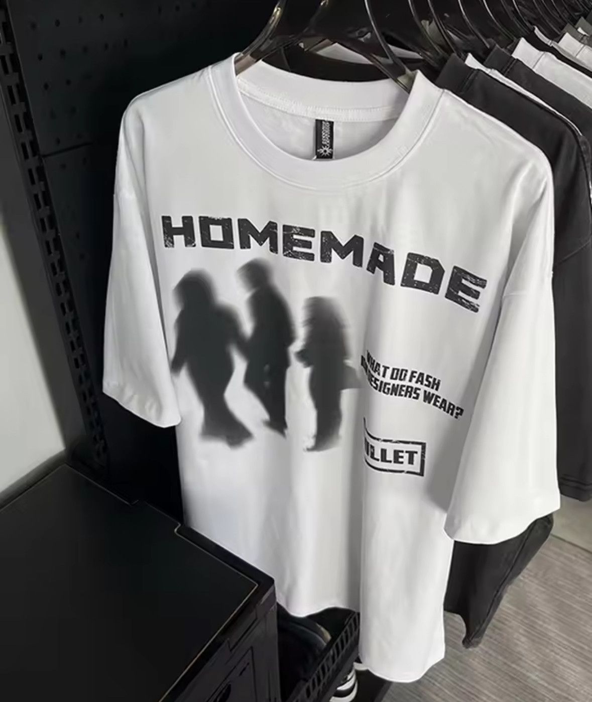 Japanese Brand Gothic 90s Streetwear Vintage Shadow Print T-Shirt Punk Tees Size US S / EU 44-46 / 1 - 1 Thumbnail