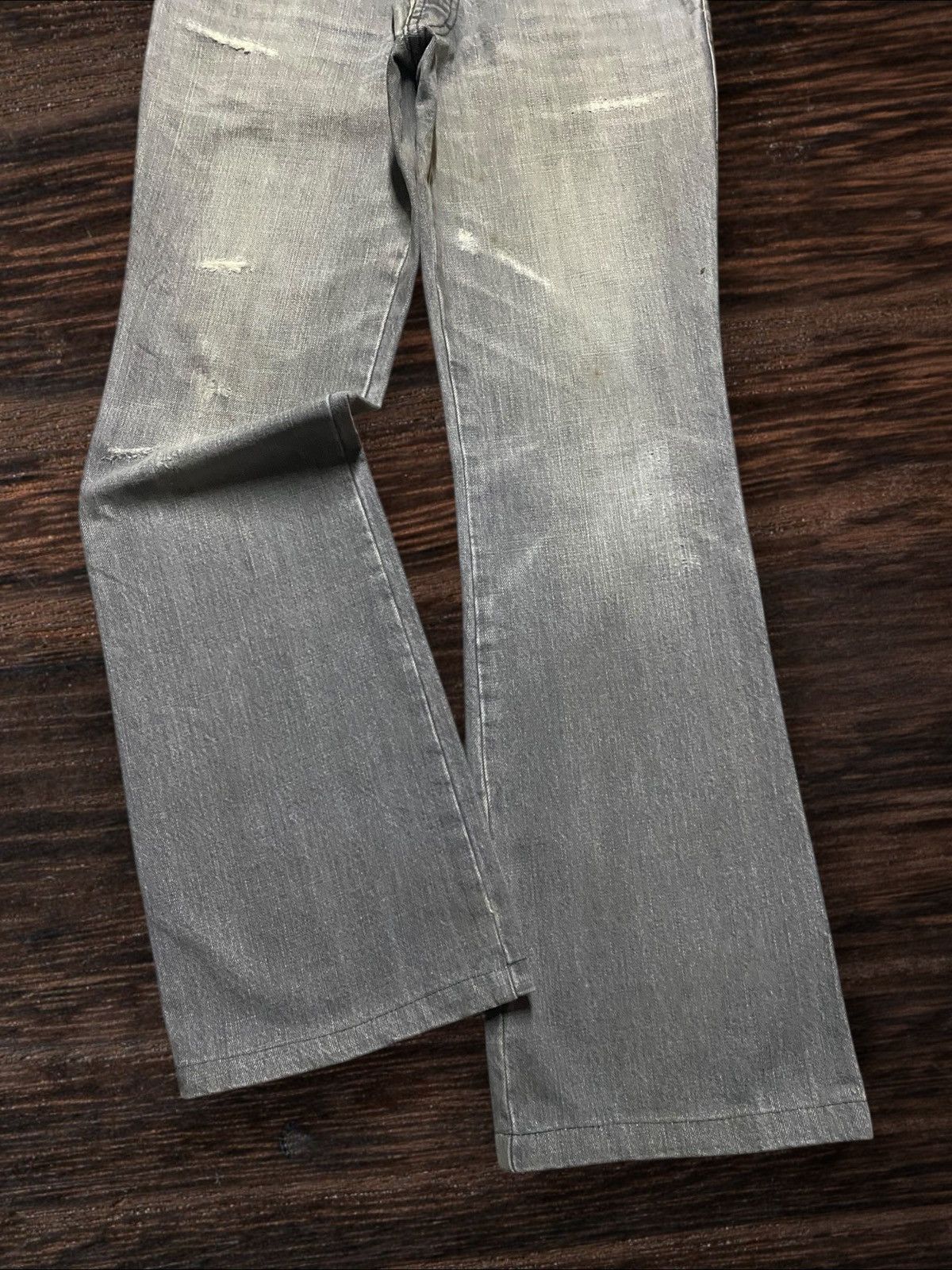 5351 POUR LES HOMMES Vintage Japanese Brand 5351 Pour Les Homme Flare Jeans Size US 32 / EU 48 - 5 Thumbnail