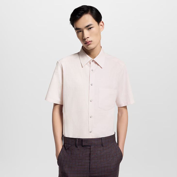 Louis Vuitton Short-Sleeved Classic Shirt - 41 3L Size 42S - 3 Thumbnail