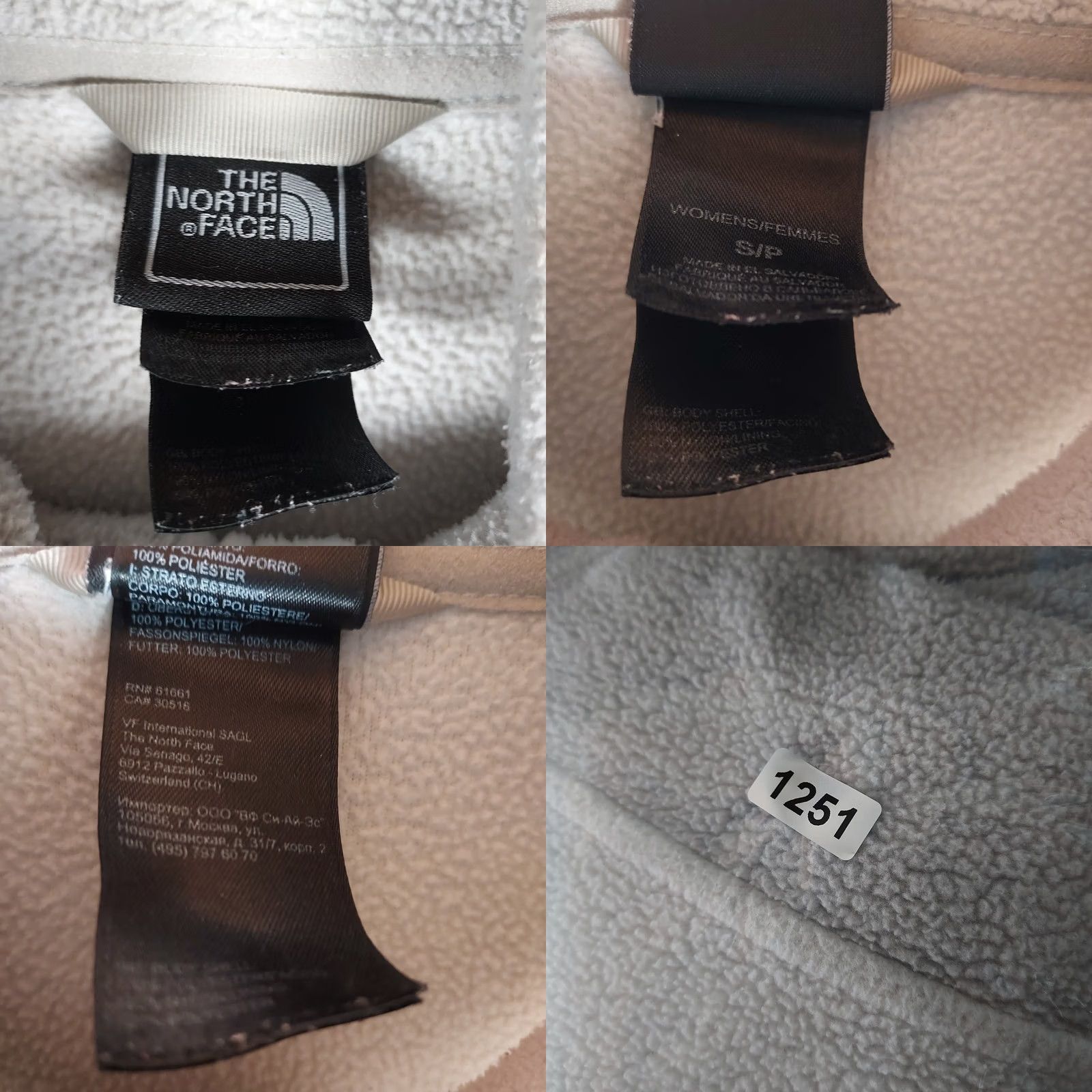 The North Face The North Face Womens S Gray Full Zip Fleece Jacket Lightweight Warm Shirt Womens Regular Size S Gray Full Zip Coat/Outerwear Size S / US 4 / IT 40 - 8 Thumbnail