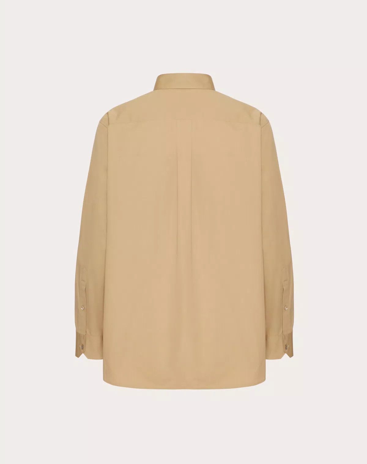 Valentino oc11z0725 Long Sleeve Cotton Shirt in Beige Size US XL / EU 56 / 4 - 2 Thumbnail
