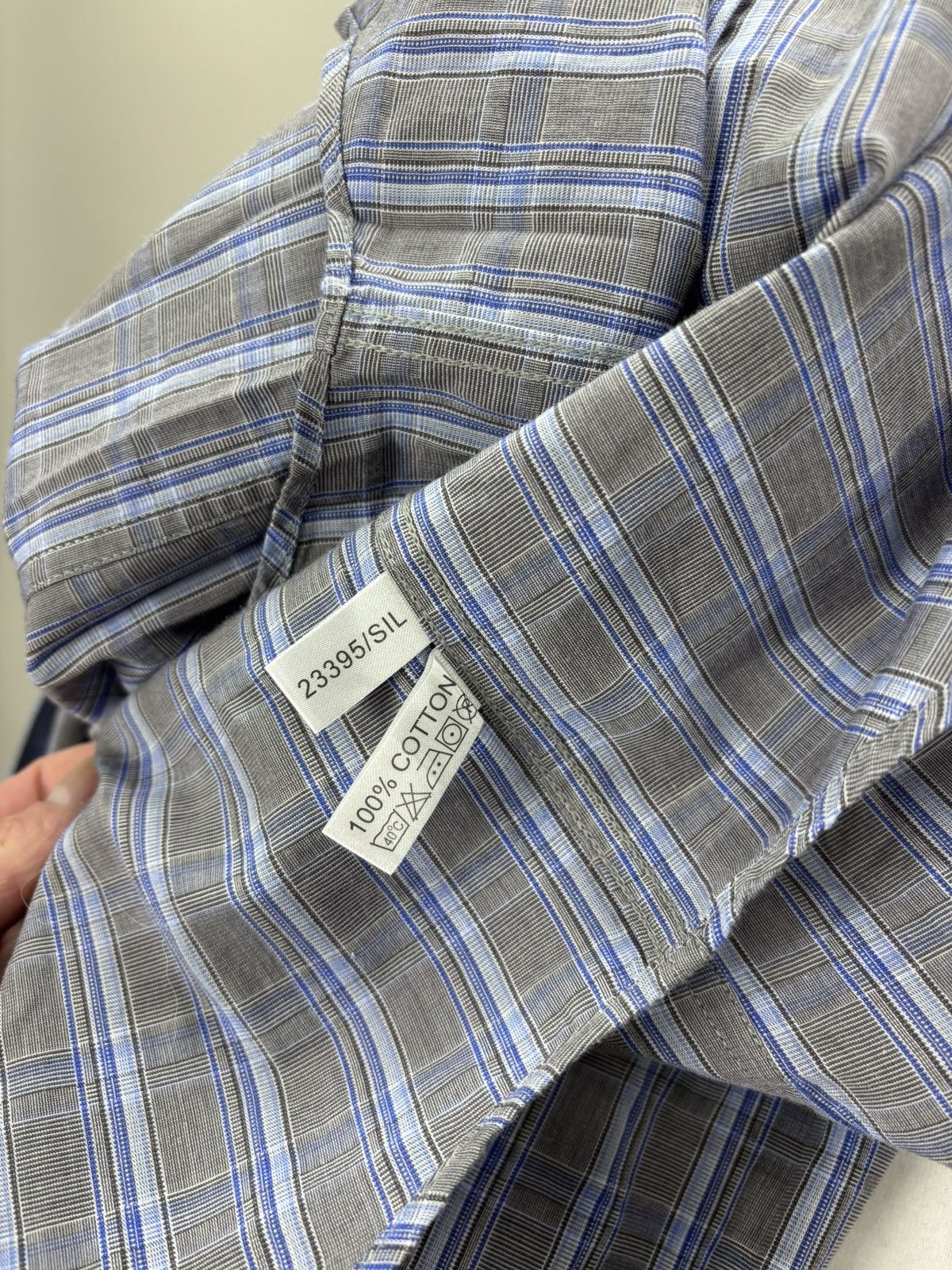 Yves Saint Laurent Mens shirt Yves Saint Laurent Size M Color Blue Size US M / EU 48-50 / 2 - 11 Thumbnail