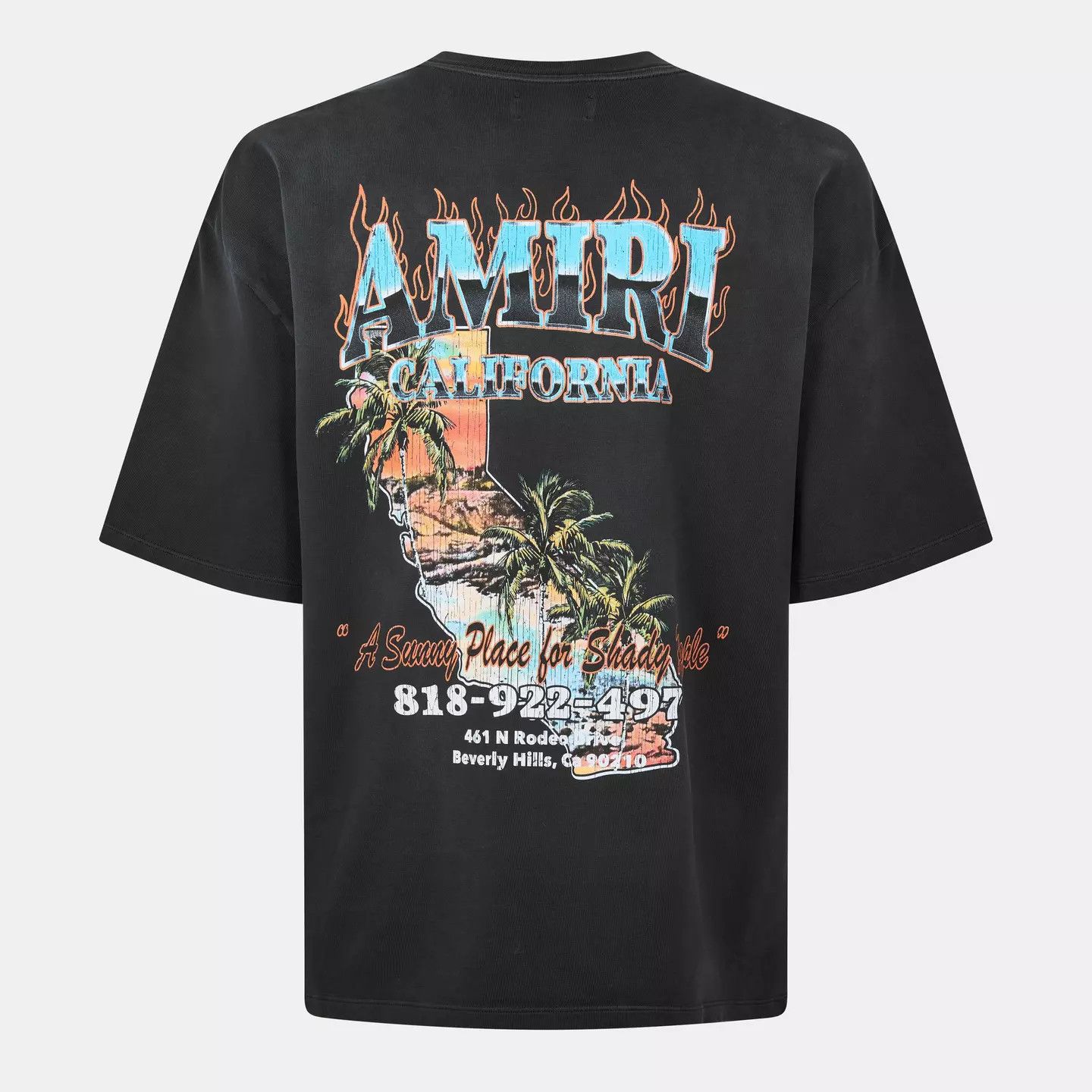 Amiri o1g2r1mq0426 Oversized T-Shirt in Black Size US L / EU 52-54 / 3 - 2 Thumbnail