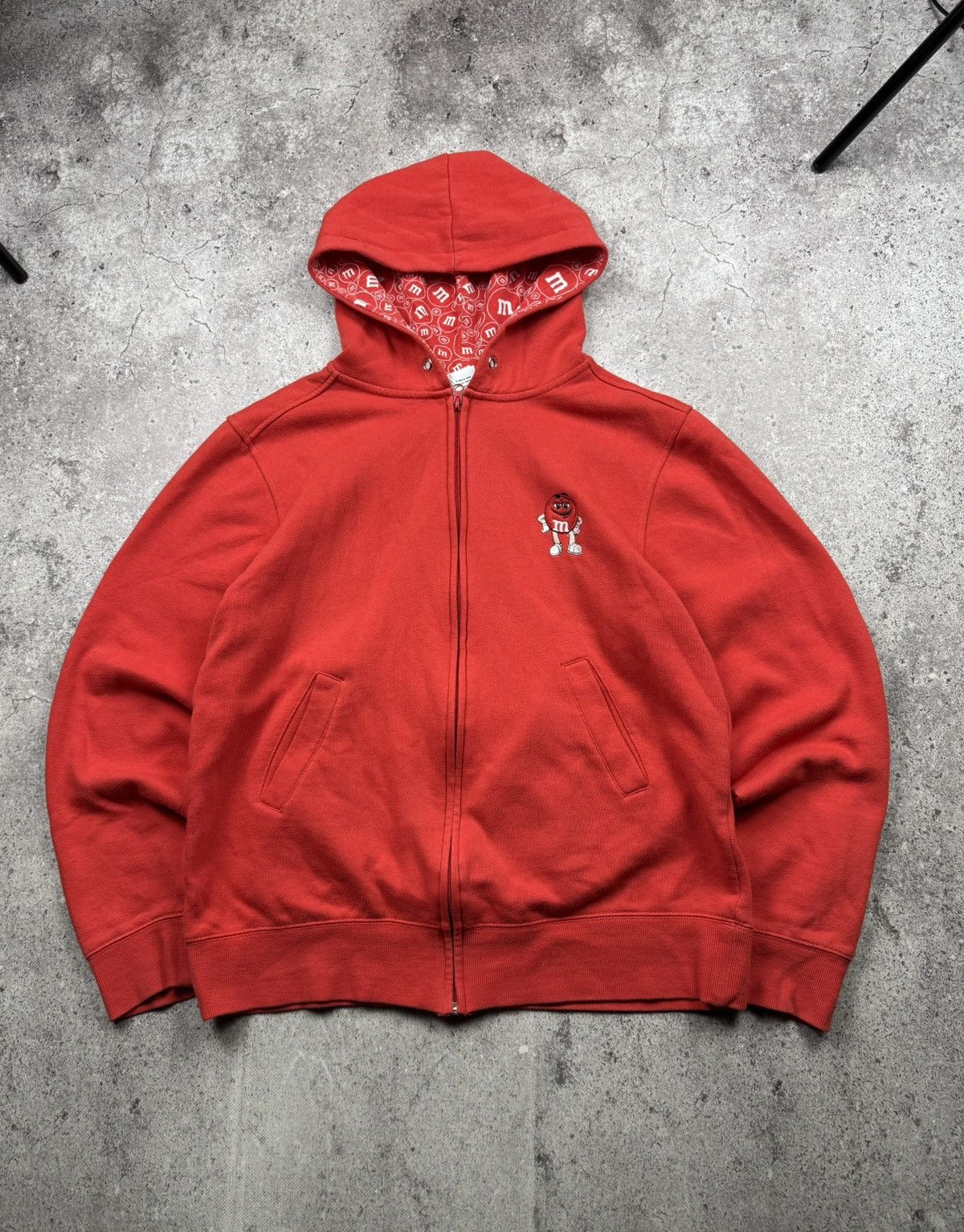 Japanese Brand Vintage m&m's zip hoodie y2k rap skate hiphop alternative Size US L / EU 52-54 / 3 - 1 Thumbnail