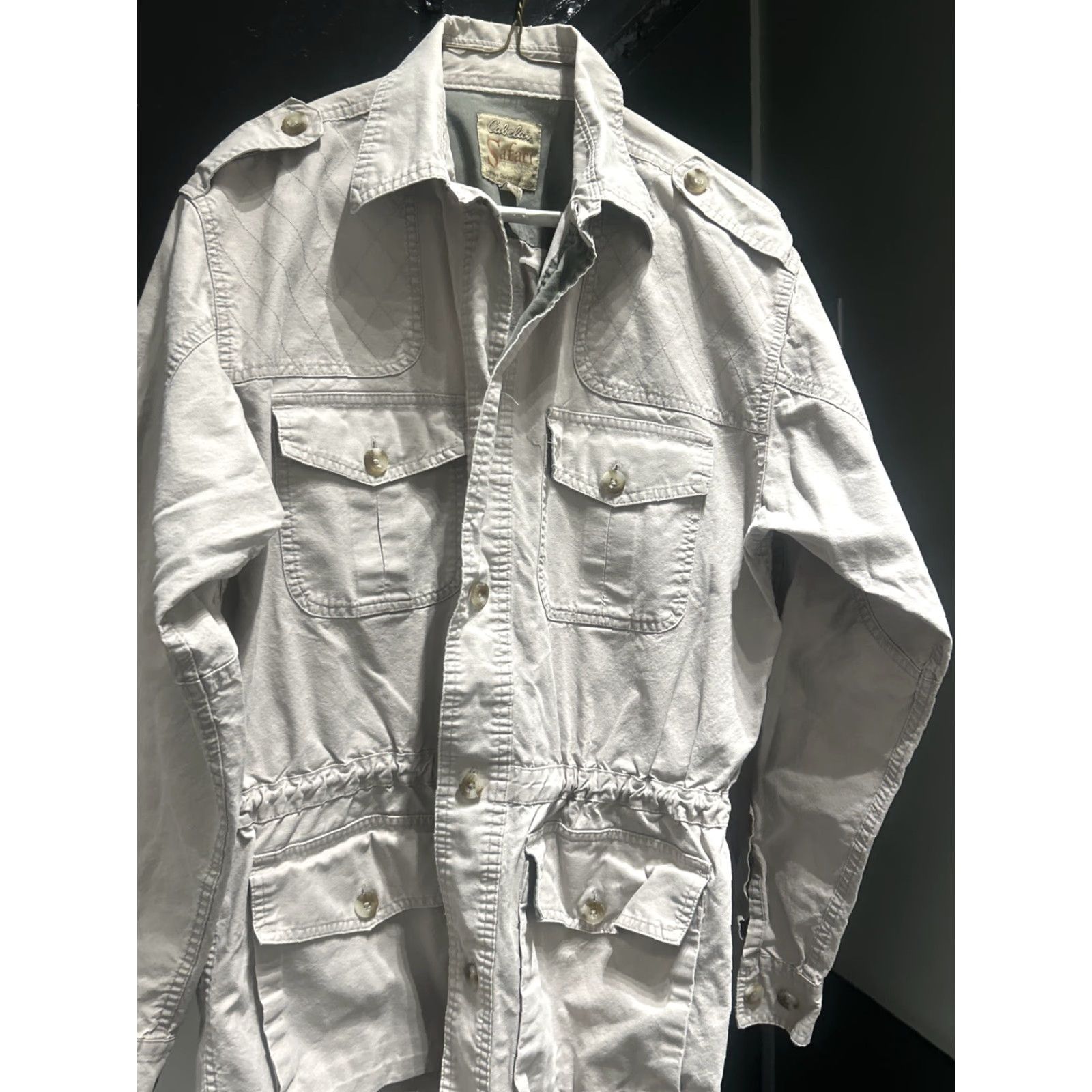 Vintage VINTAGE Cabelas Safari Shirt Mens Med Brown Utility Canvas Hunting Shacket Size US M / EU 48-50 / 2 - 3 Thumbnail