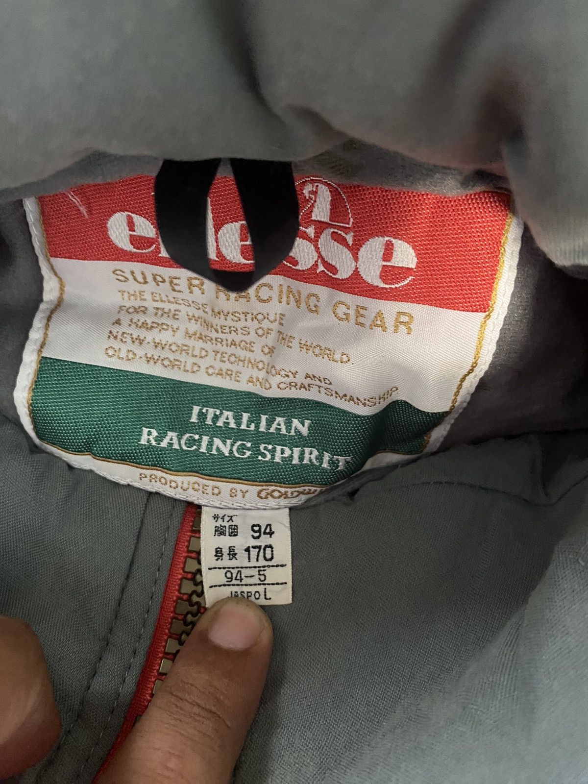 Ellesse × Vintage Vintage Ellesse Super Racing Gear Jacket Size US L / EU 52-54 / 3 - 4 Thumbnail