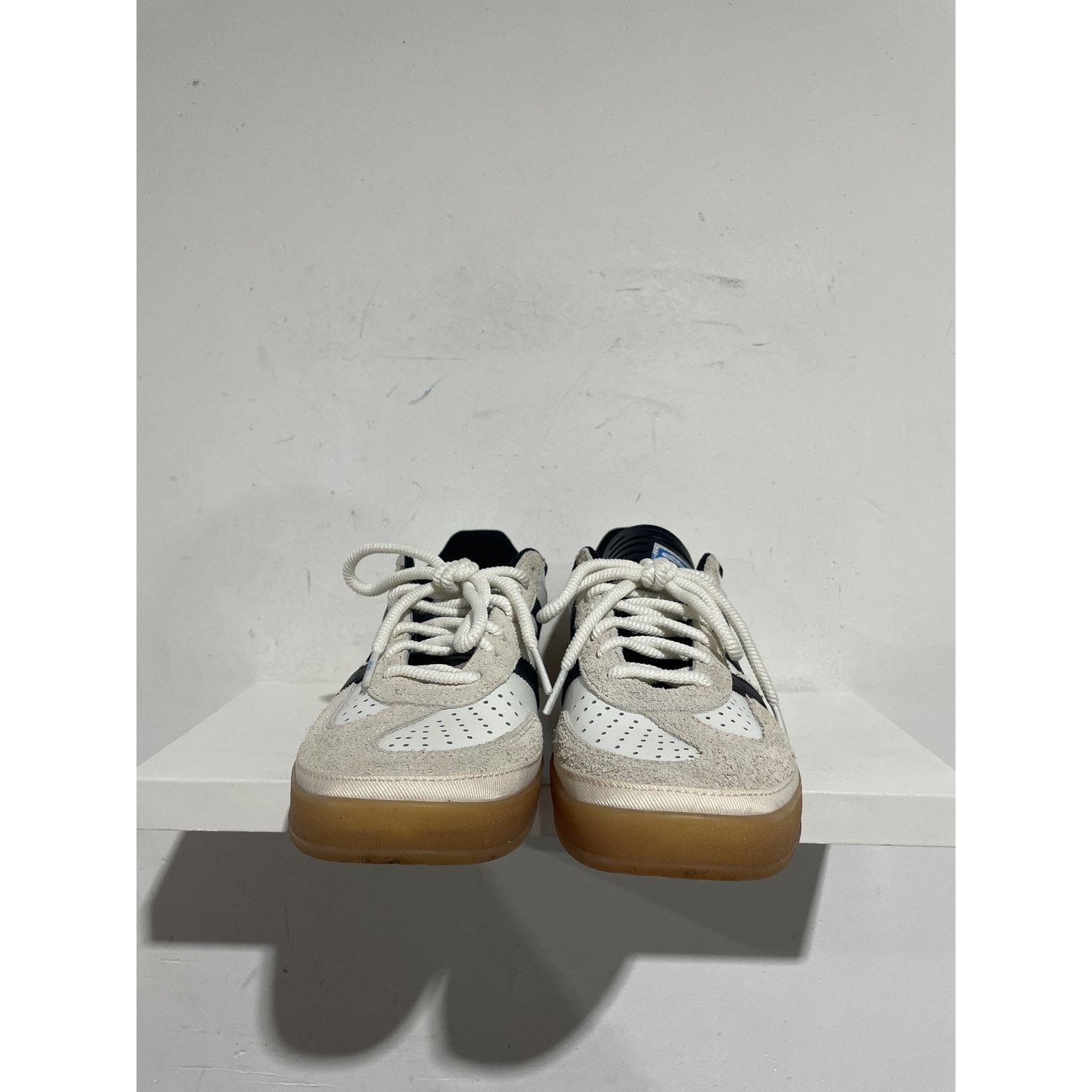 Adidas ADIDAS GAZELLE INDOOR BAD BUNNY CORE WHITE SZ 10.5 PREOWNED Size US 10.5 / EU 43-44 - 3 Thumbnail