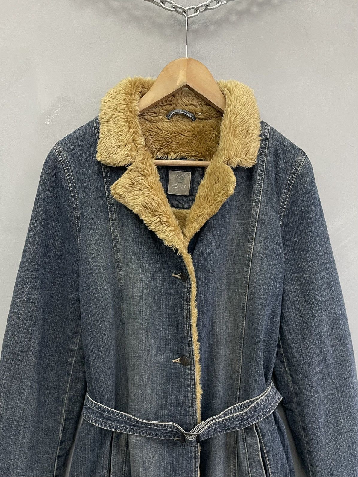 If Six Was Nine Rare denim Diesel style long coat hype if six was nine y2k Size US M / EU 48-50 / 2 - 2 Thumbnail