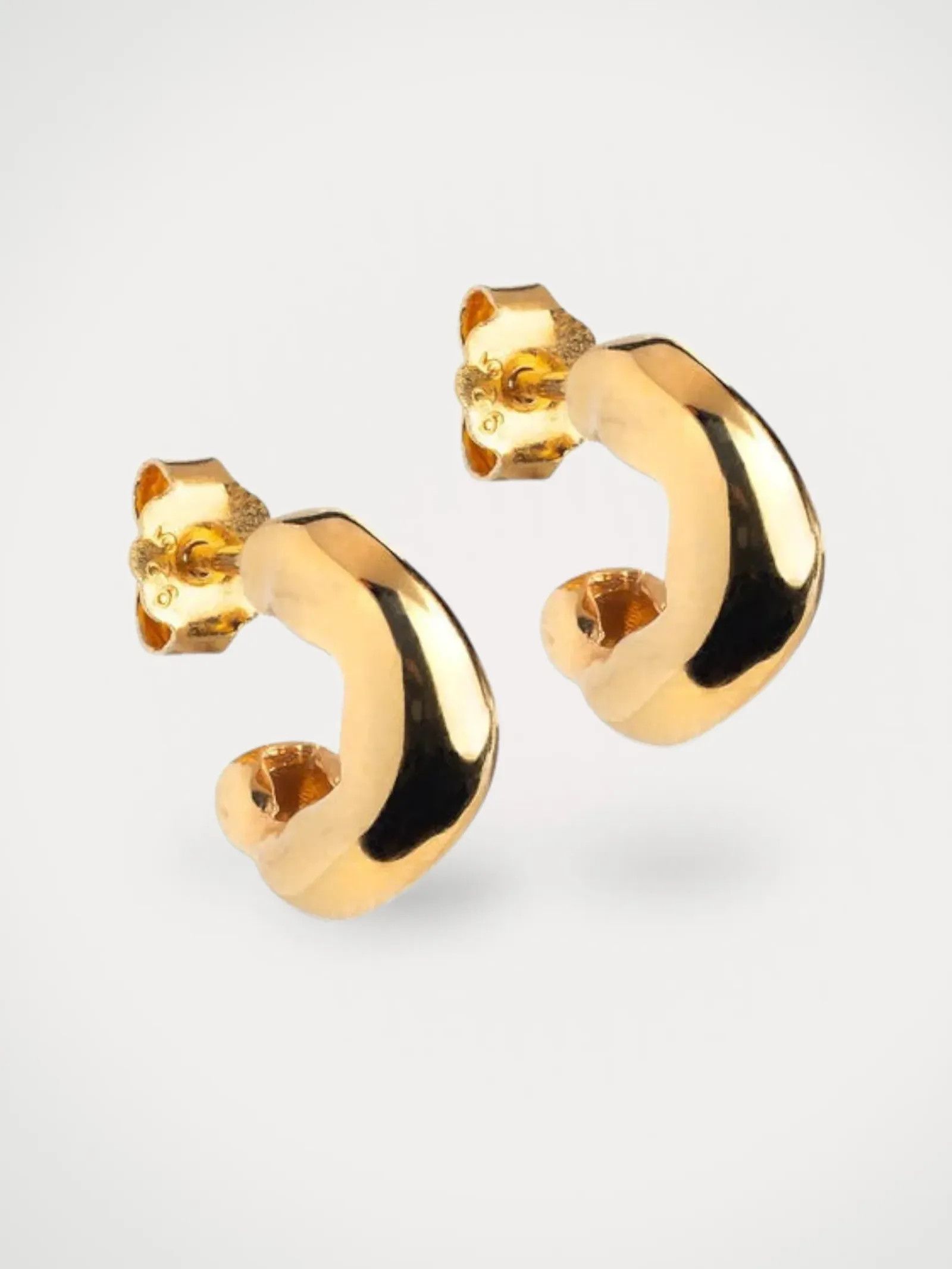 Other Enamel Copenhagen GIANNA SMALL HOOPS - GOLD Earrings Size ONE SIZE - 1 Thumbnail