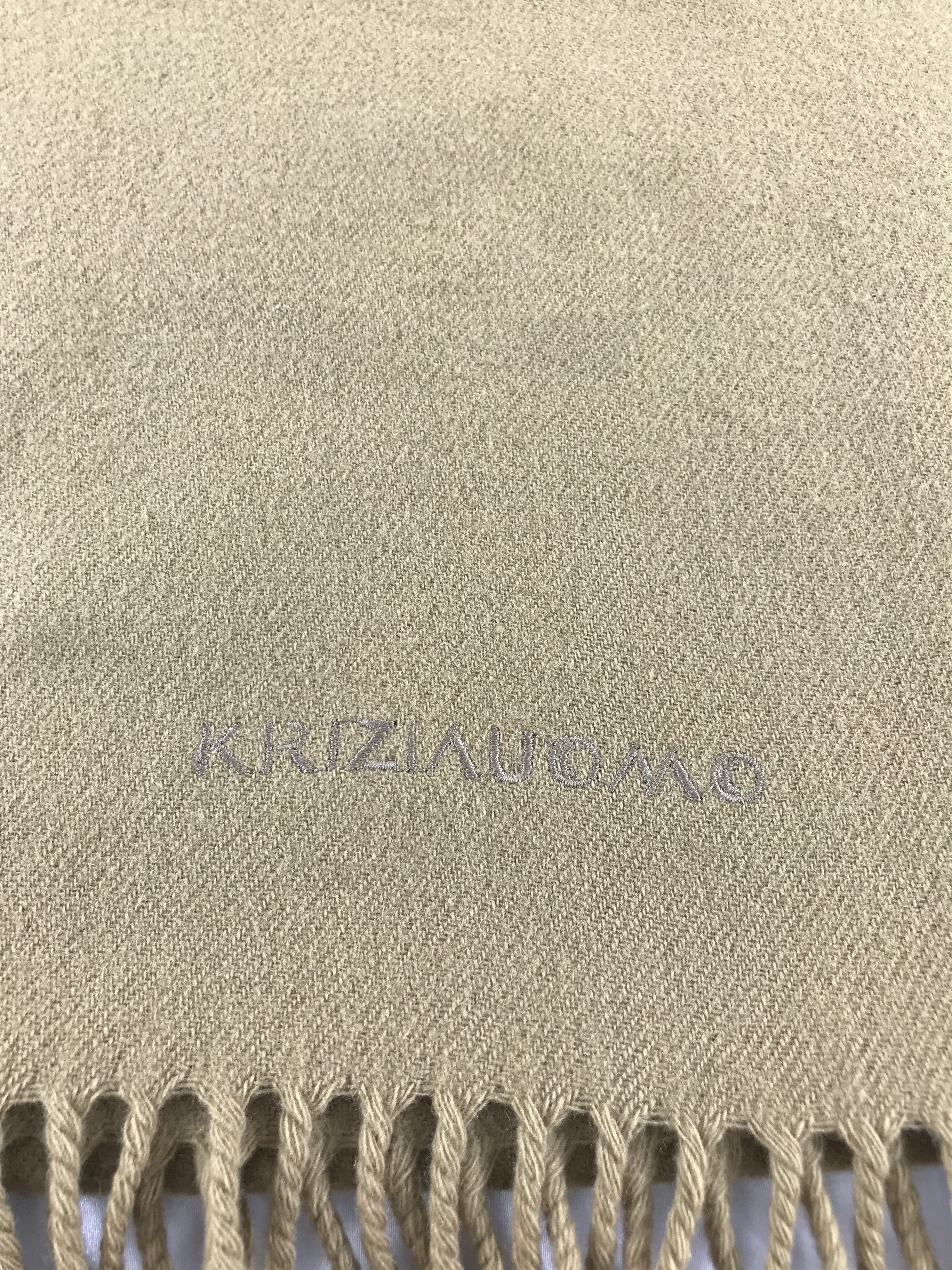 Krizia Uomo Krizia Uomo Wool Scarf Muffler V115 Size ONE SIZE - 4 Thumbnail