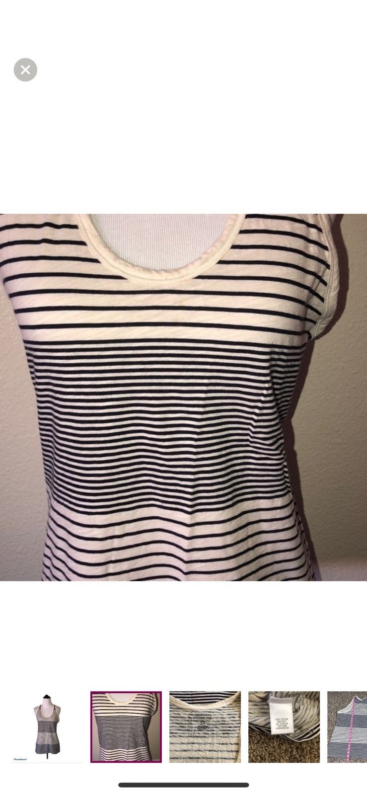 Sonoma Sonoma XS striped tank top Size XS / US 0-2 / IT 36-38 - 4 Thumbnail