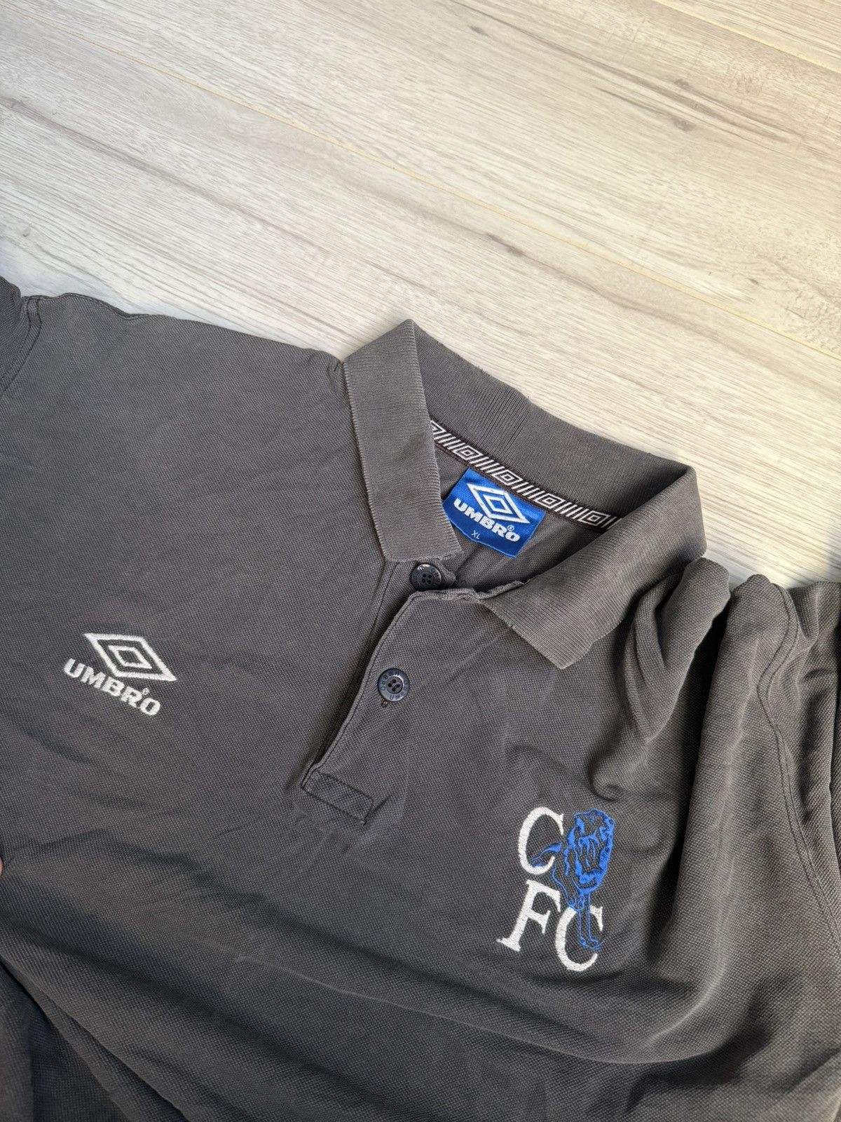 Umbro Vinyage Umbro Chelsea polo Shirt Size US XL / EU 56 / 4 - 3 Thumbnail
