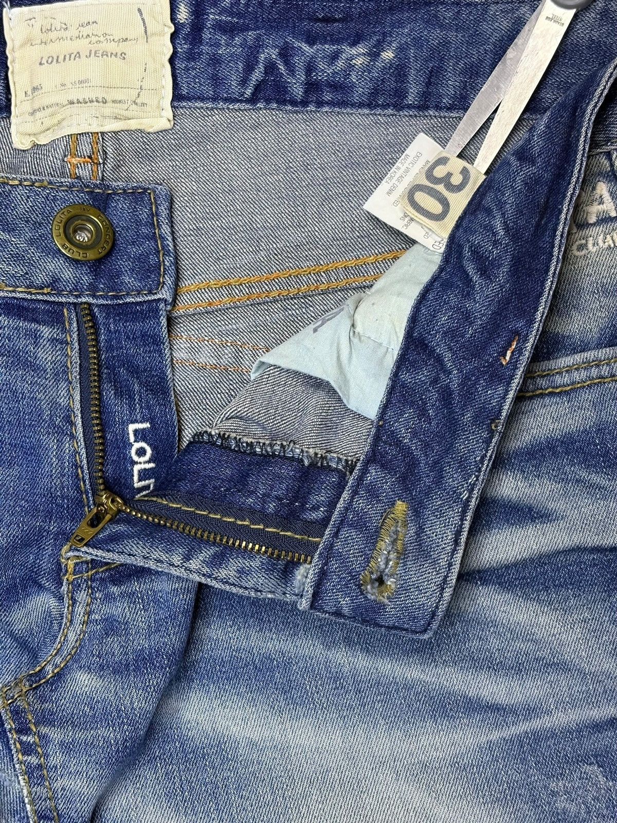 Hysteric Glamour × Japanese Brand Vintage Japanese Brand Mud Wash Distressed Flare Jeans Size 34" / US 12 / IT 48 - 10 Thumbnail