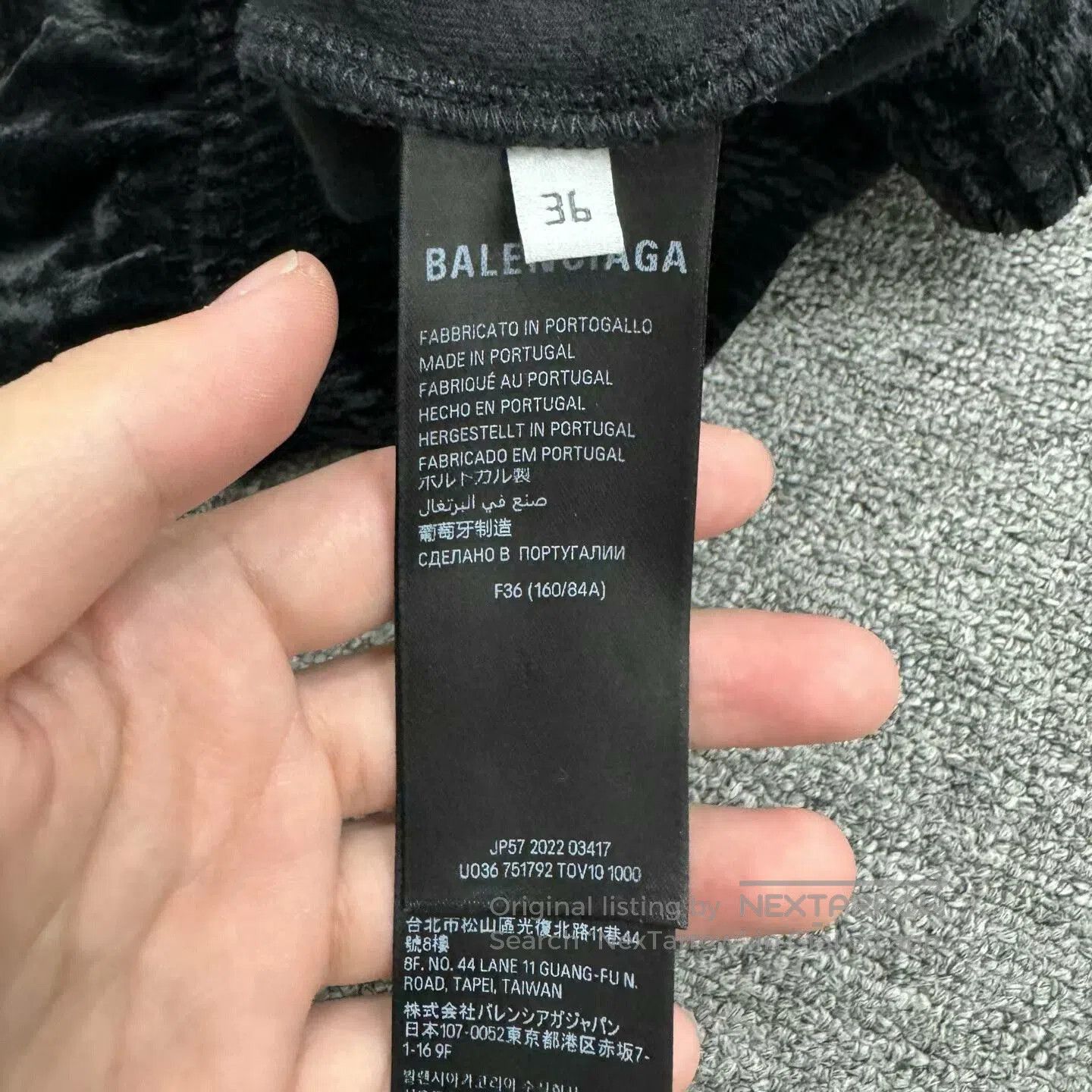 Balenciaga balenciaga velour hooded sweatshirt with rhinestones. Size S / US 4 / IT 40 - 4 Thumbnail